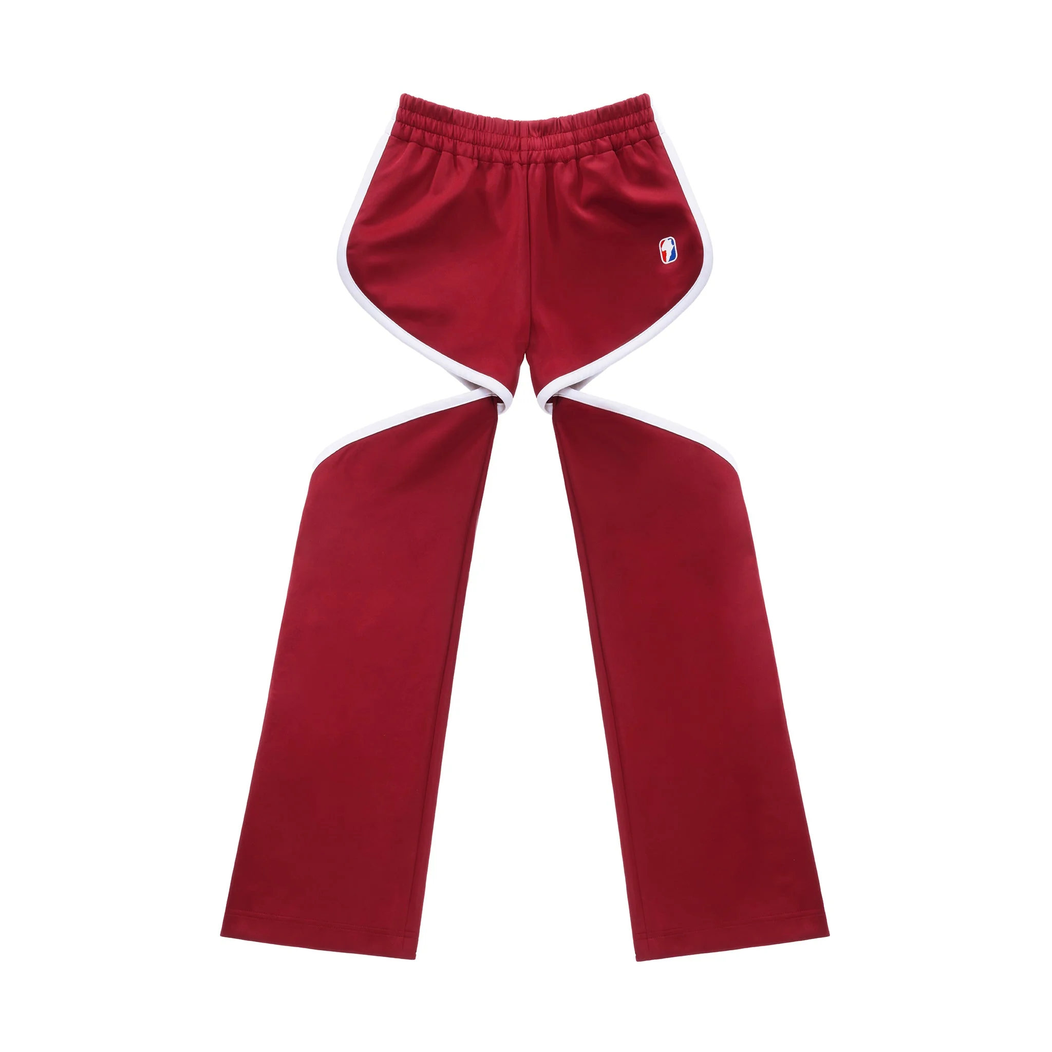 Thigh Hole Track Pant - Oxblood 3 Thigh Hole Track Pant - Oxblood
