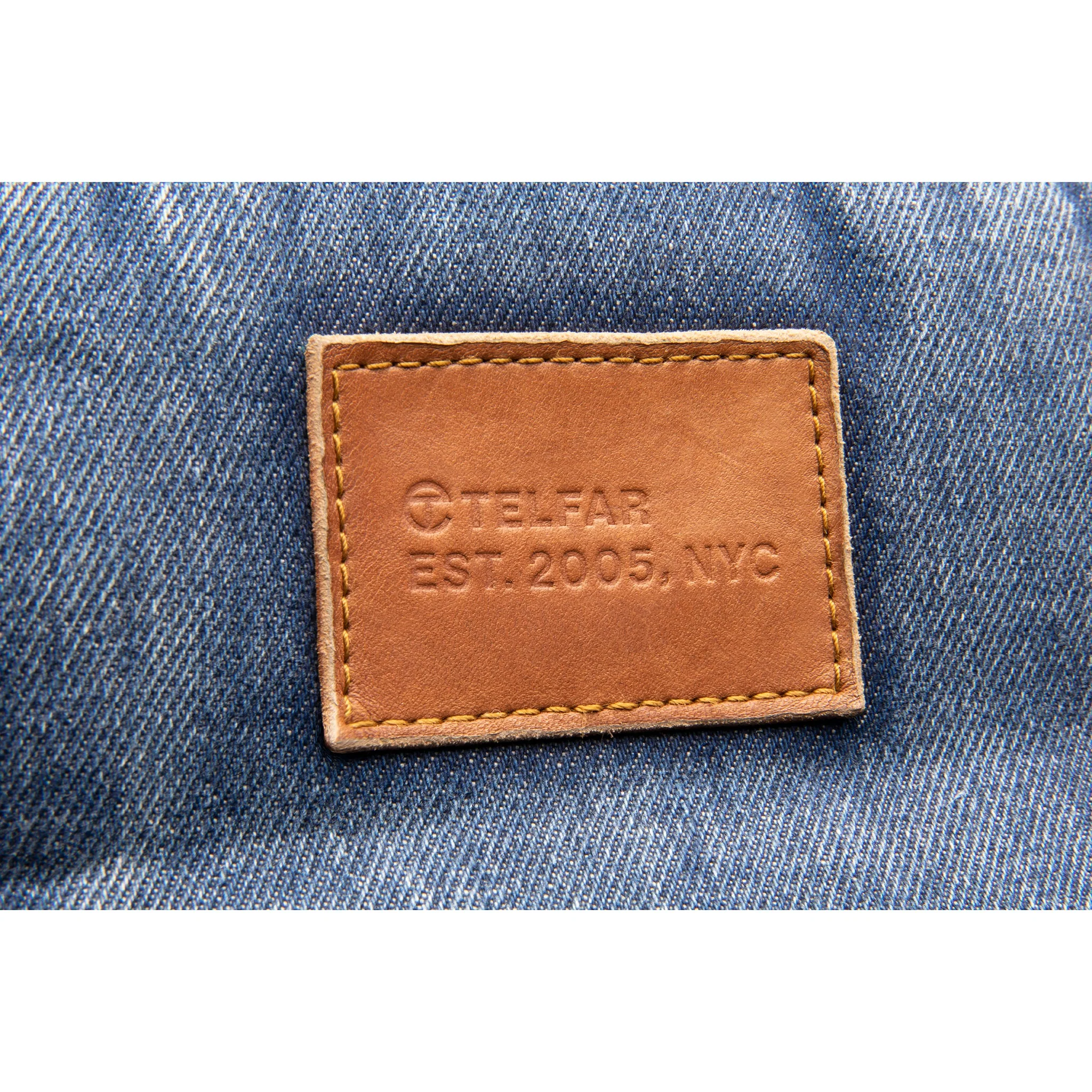 Medium Denim Shopper - Blue