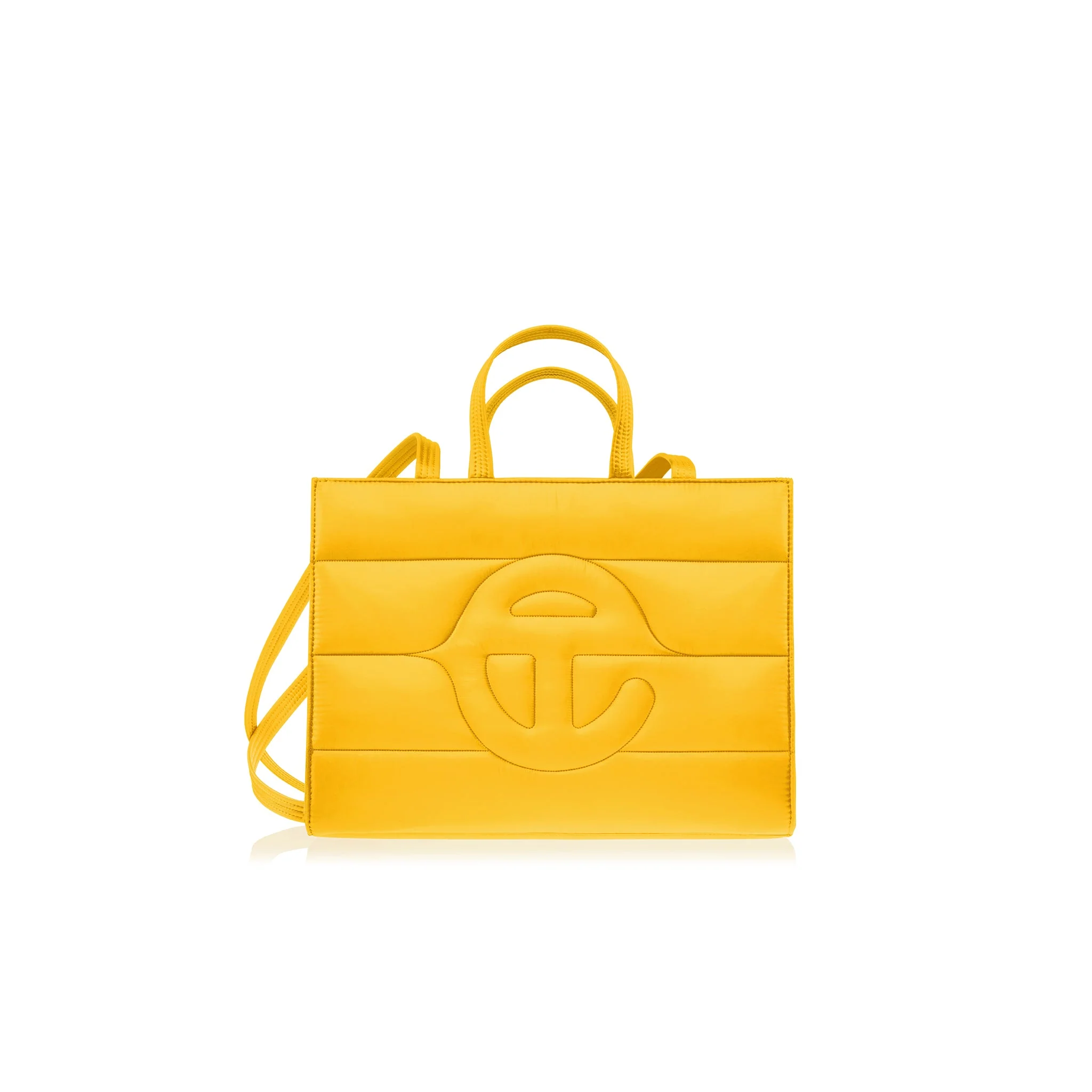 Medium Puff Shopper - Yellow