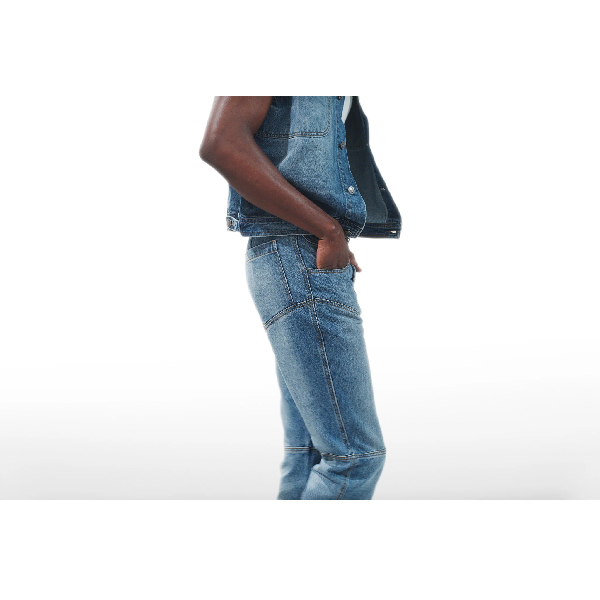 Straight Leg Jean - Blue