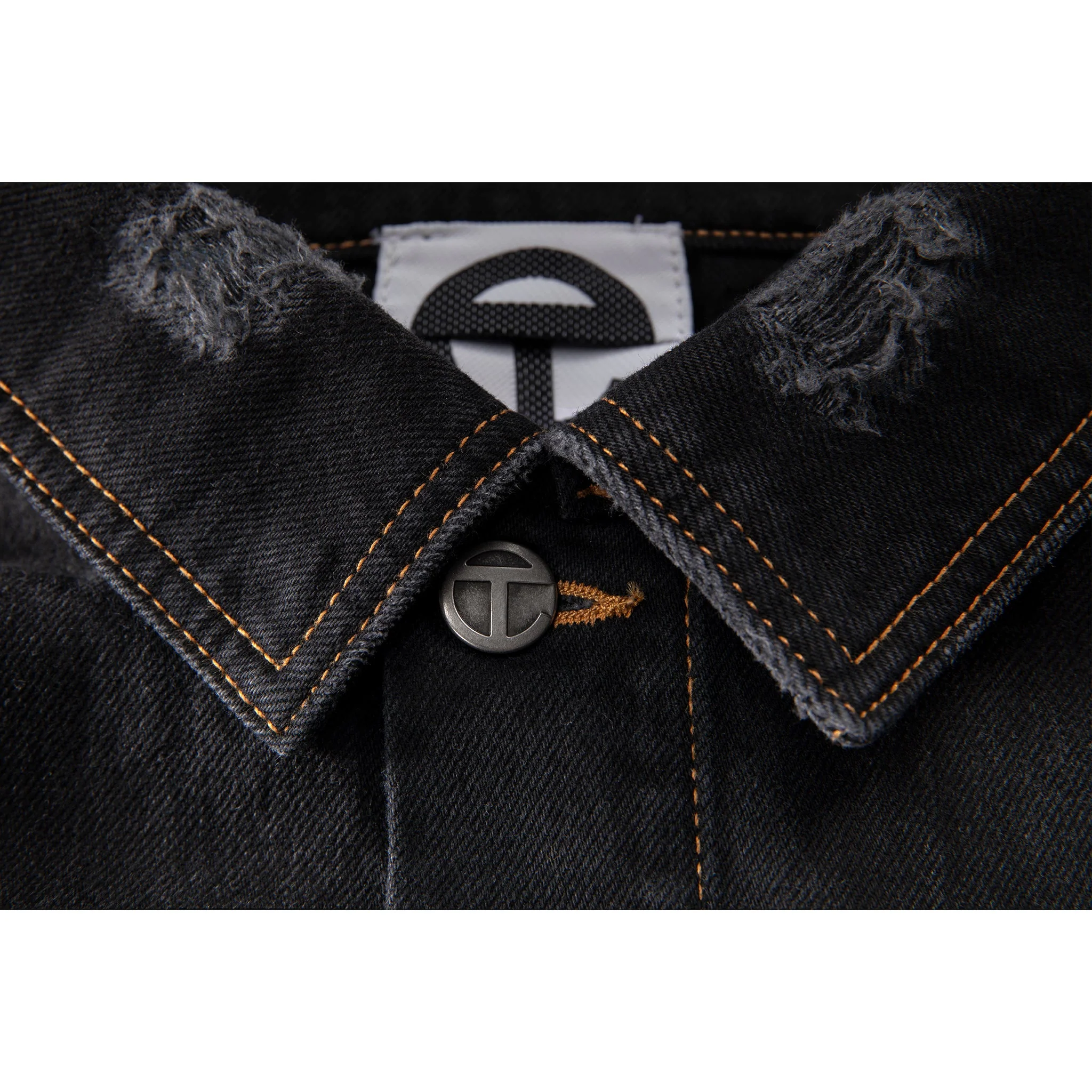 Detachable Jean Jacket - Distressed Black