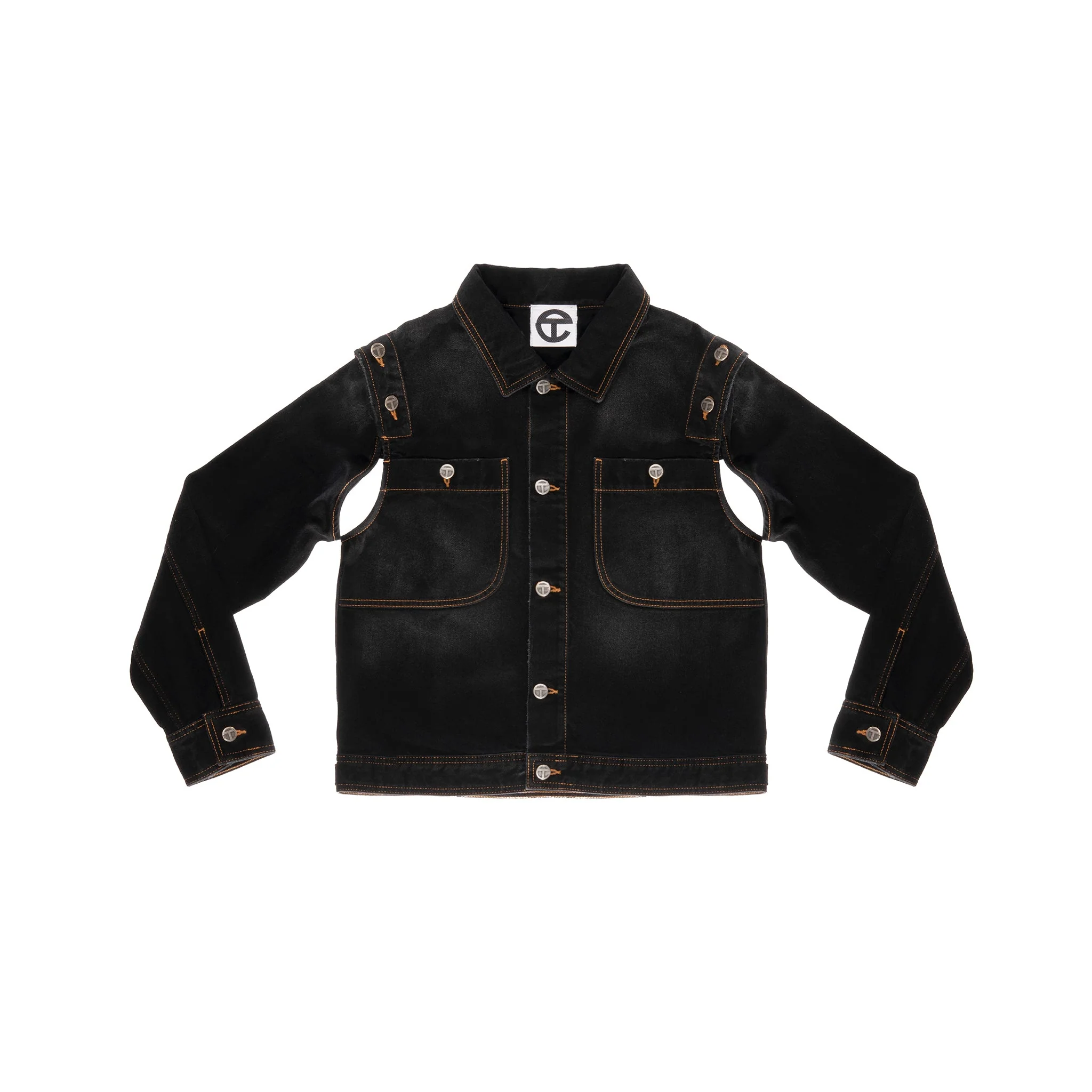 Detachable Jean Jacket - Black