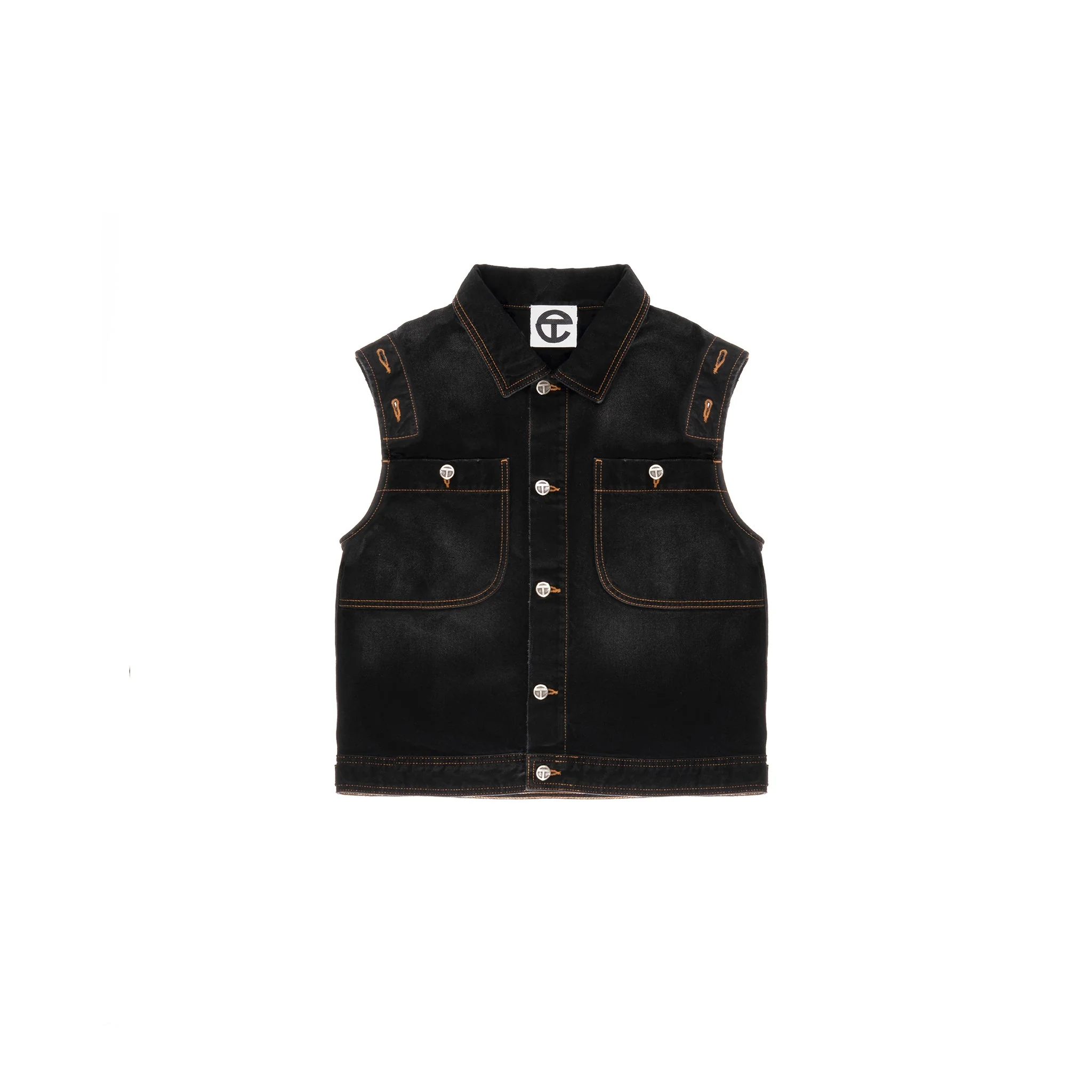 Detachable Jean Jacket - Black