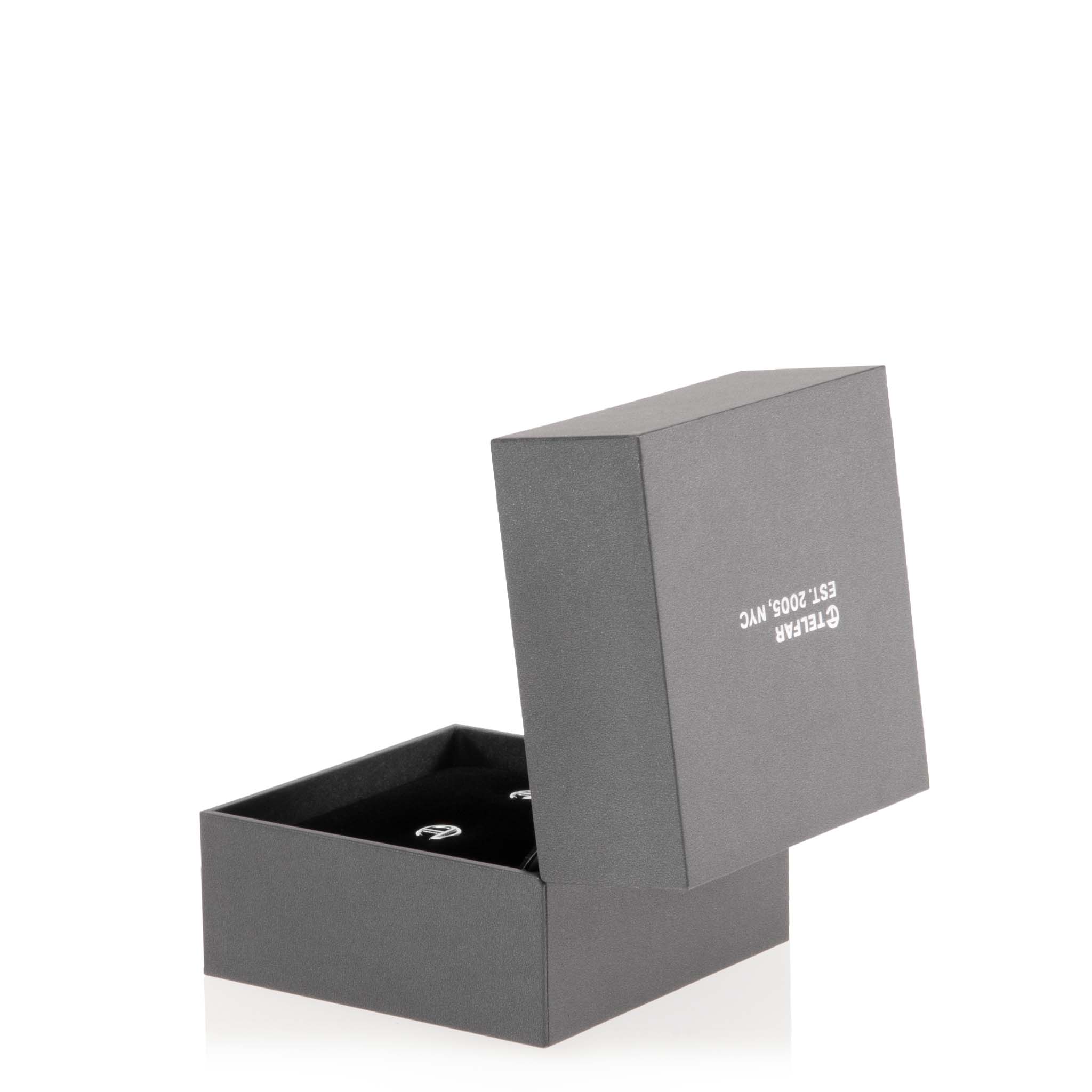 Logo Stud Earring - Silver
