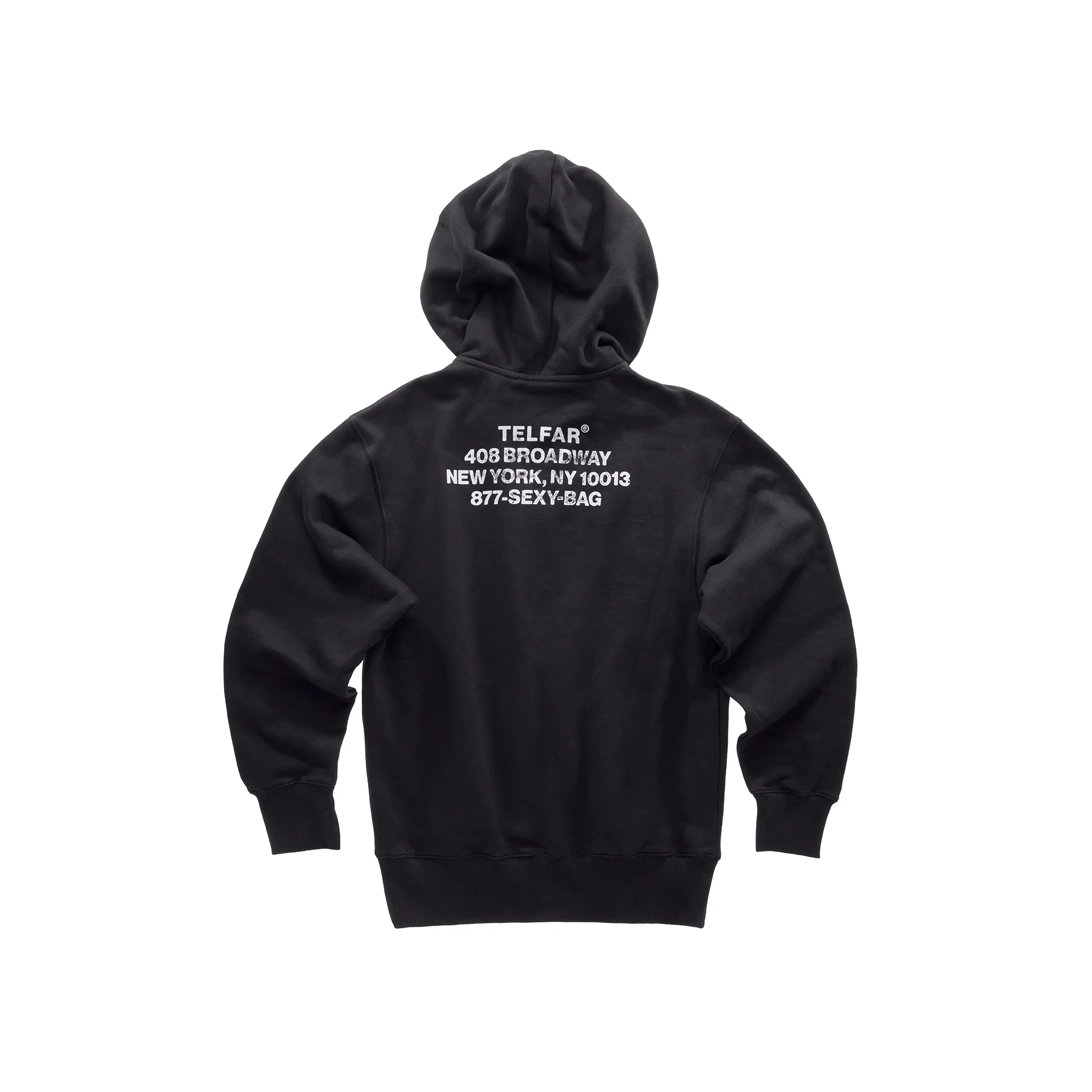 Canal Zip Up Hoodie - Black