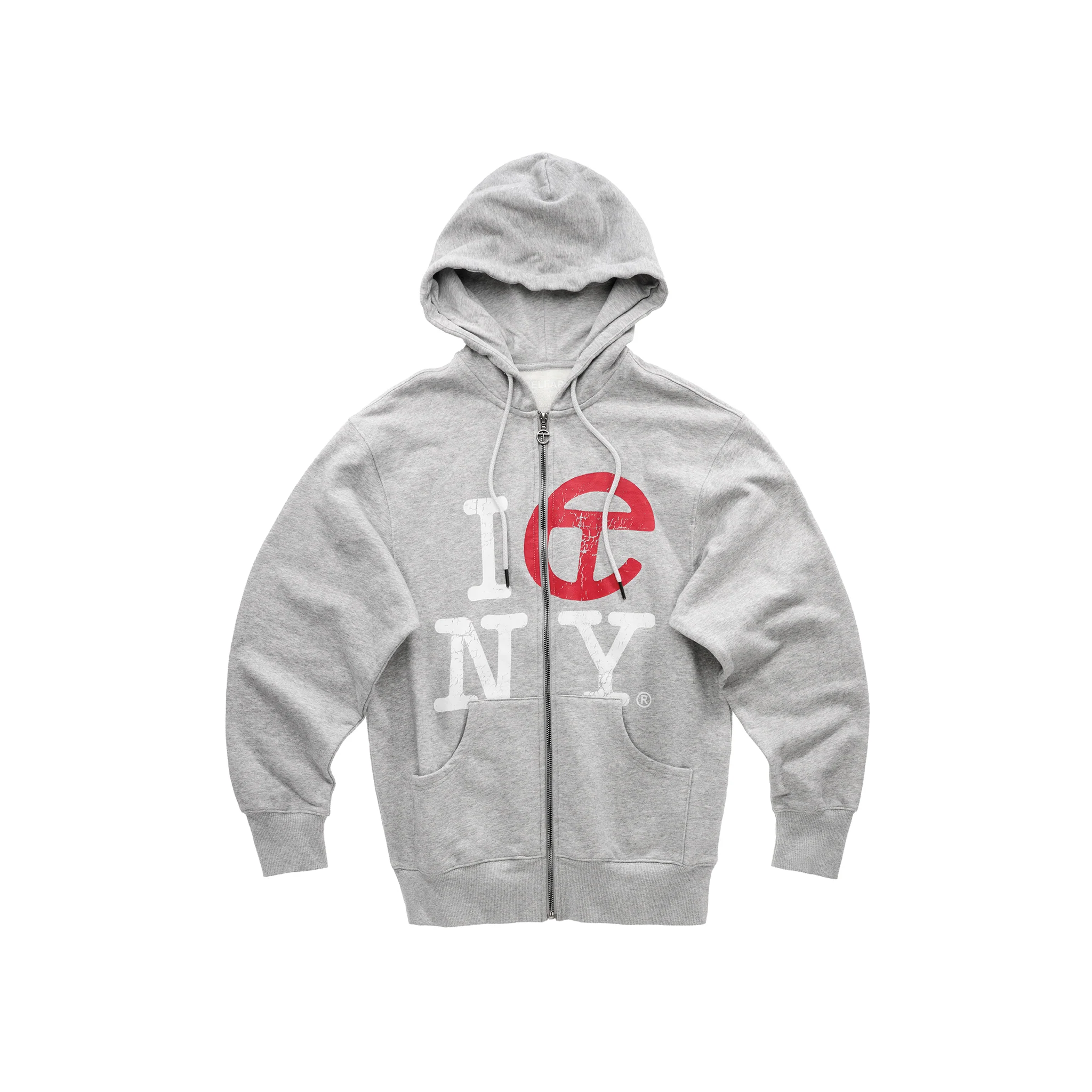 Canal Zip Up Hoodie - Heather Grey
