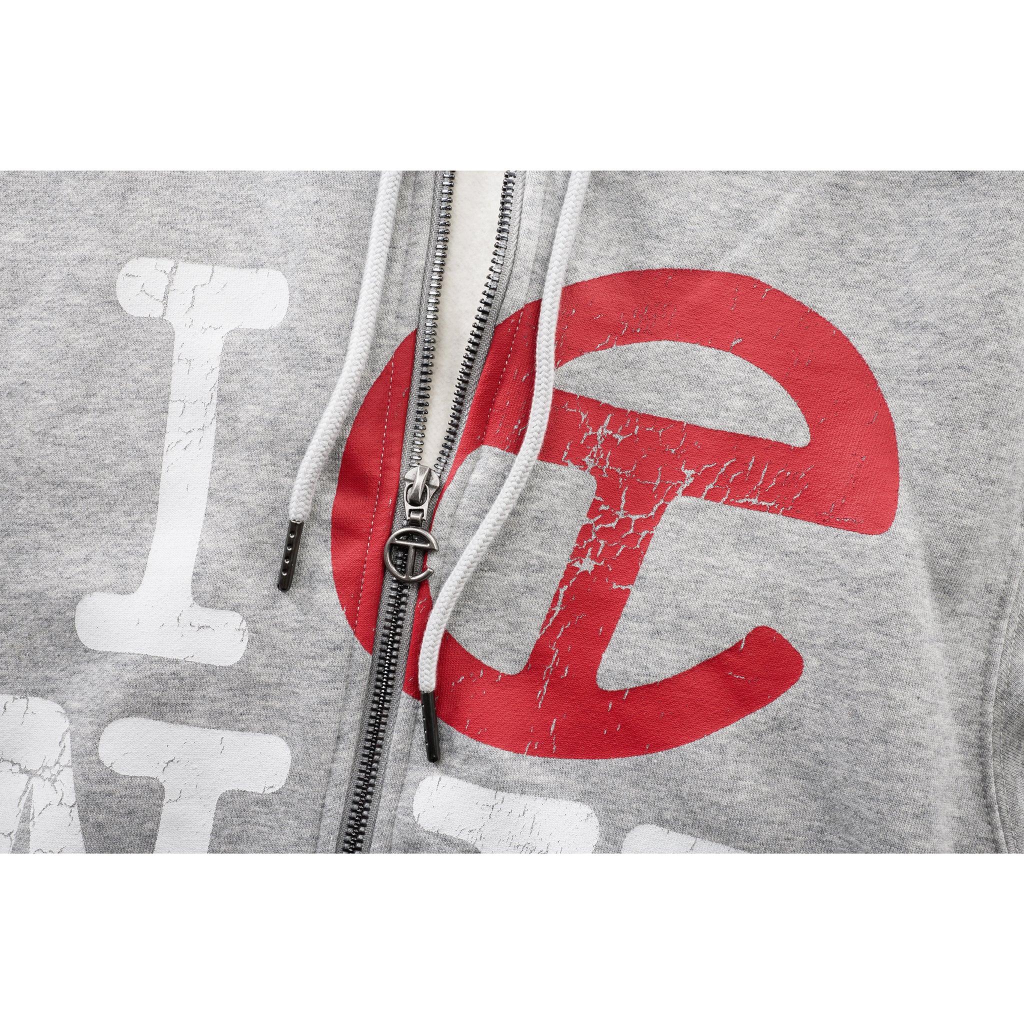 Canal Zip Up Hoodie - Heather Grey