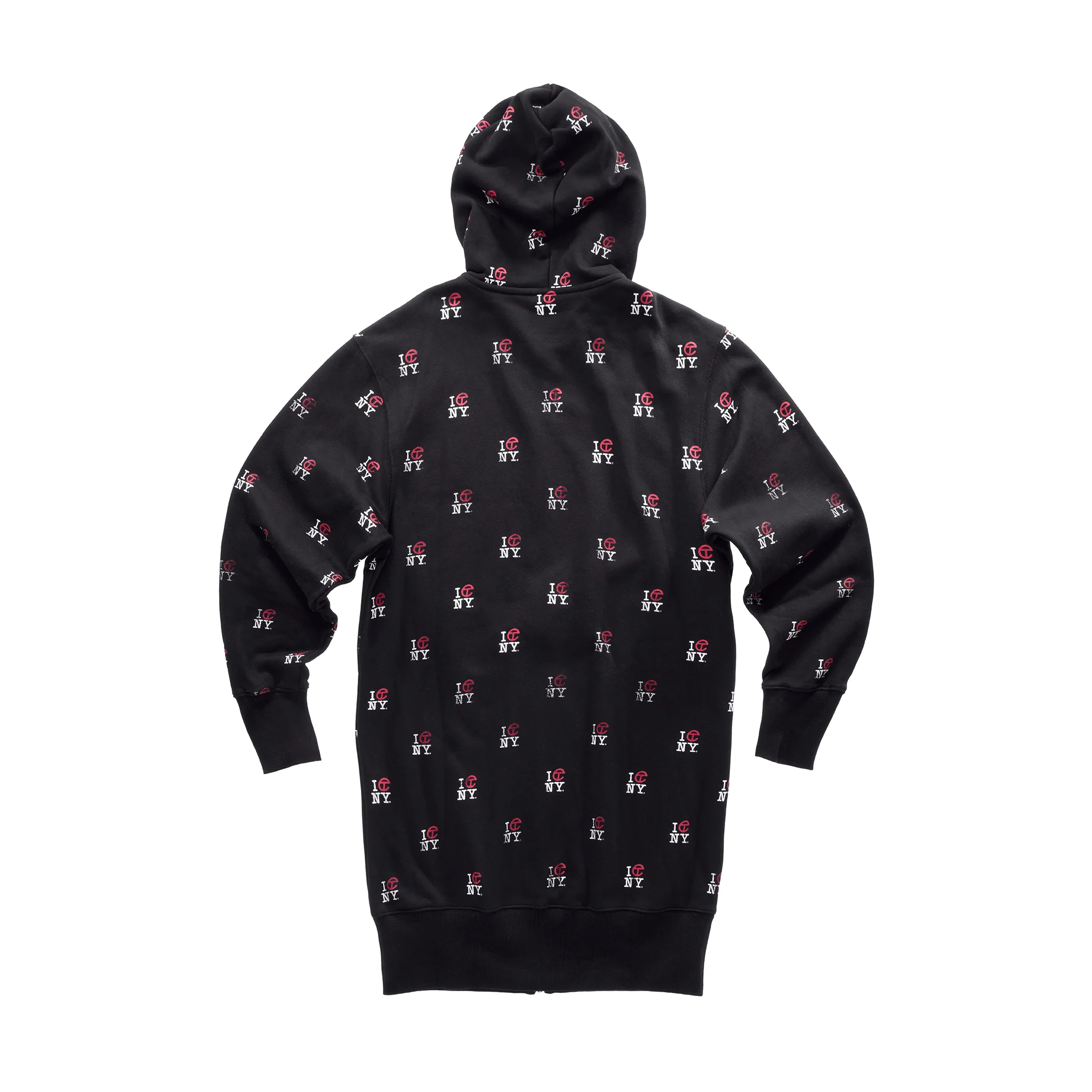 Tall Canal Zip Up Hoodie - Black