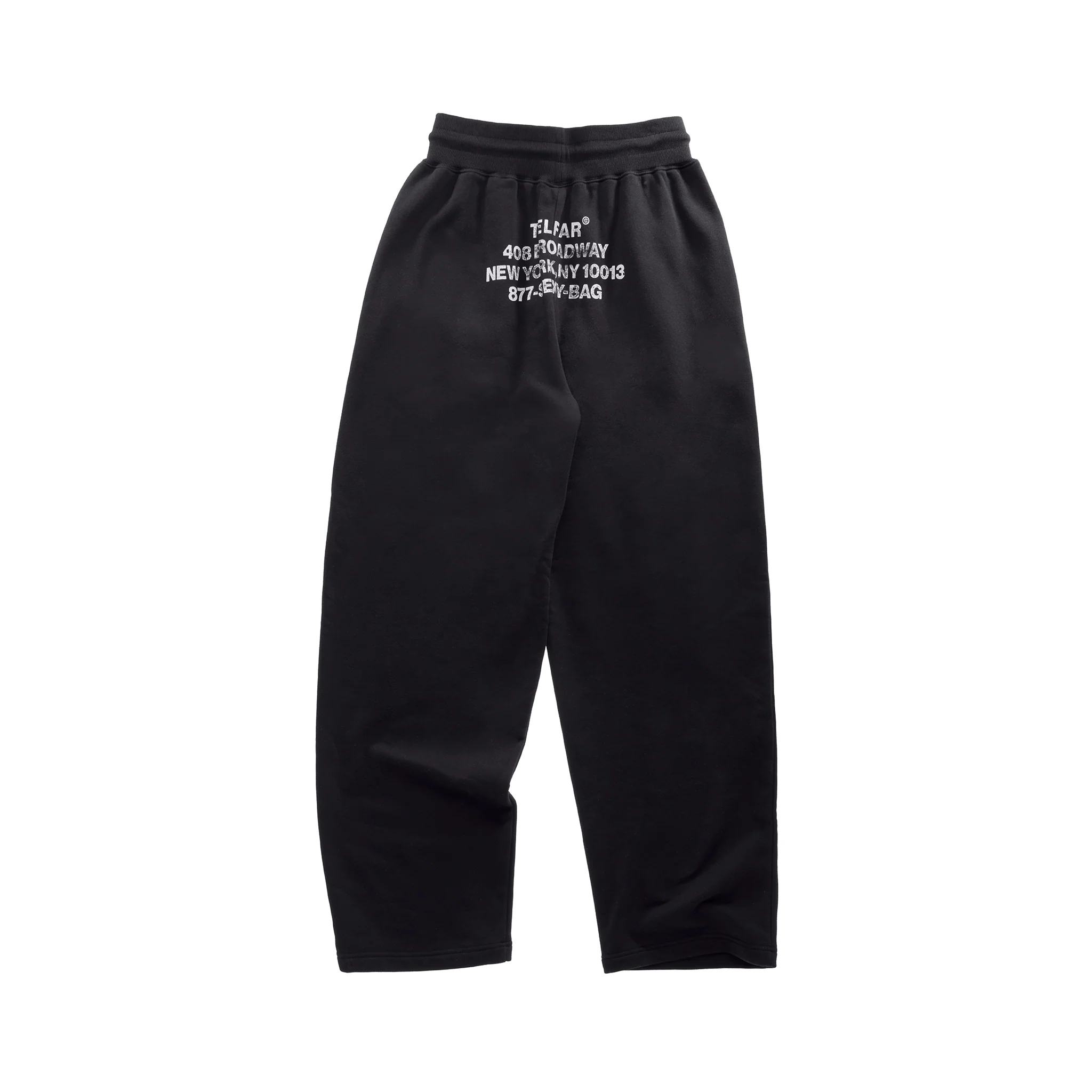 Canal Straight Leg Sweatpant - Black