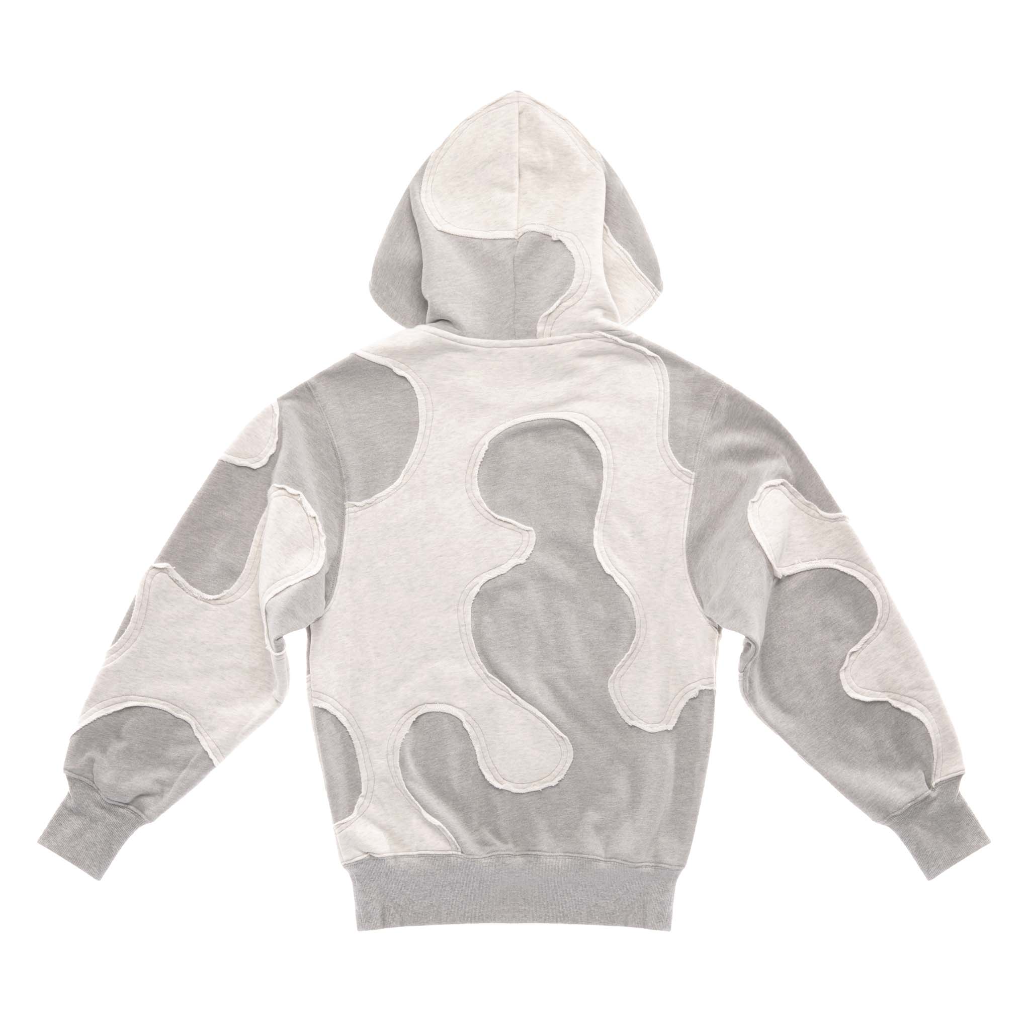 Camo Hoodie - Heather Grey