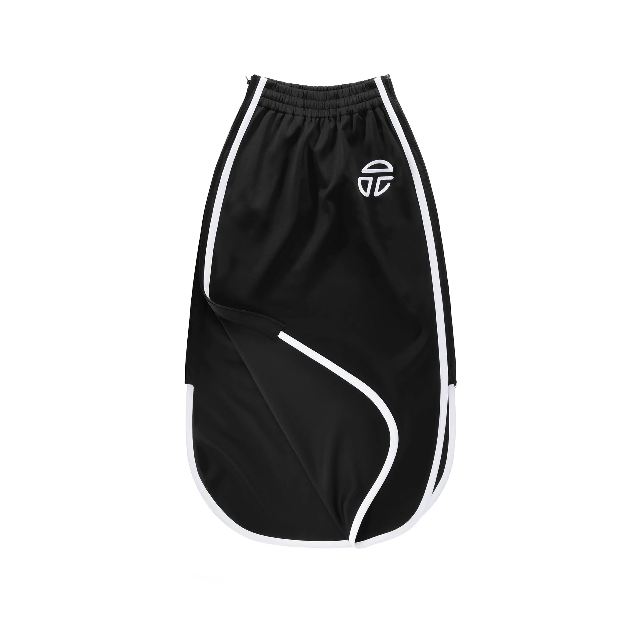 Track Long Skirt - Black