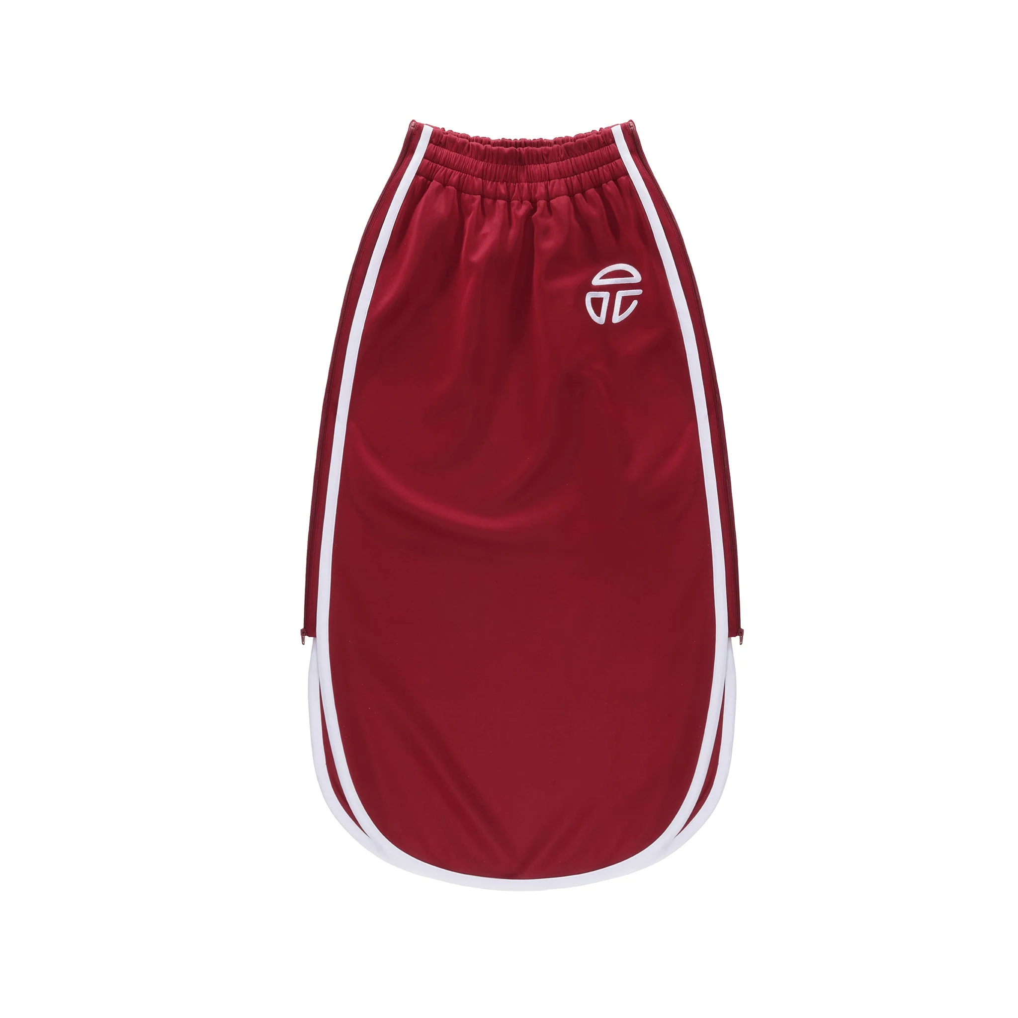 Track Long Skirt - Oxblood