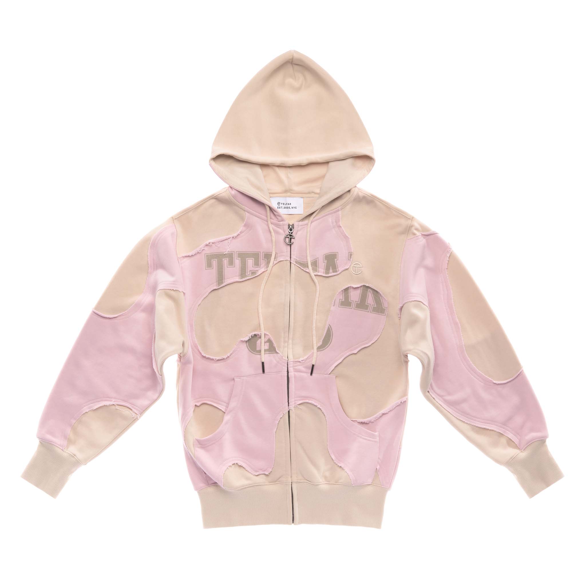 Camo Hoodie - Pink/Sand