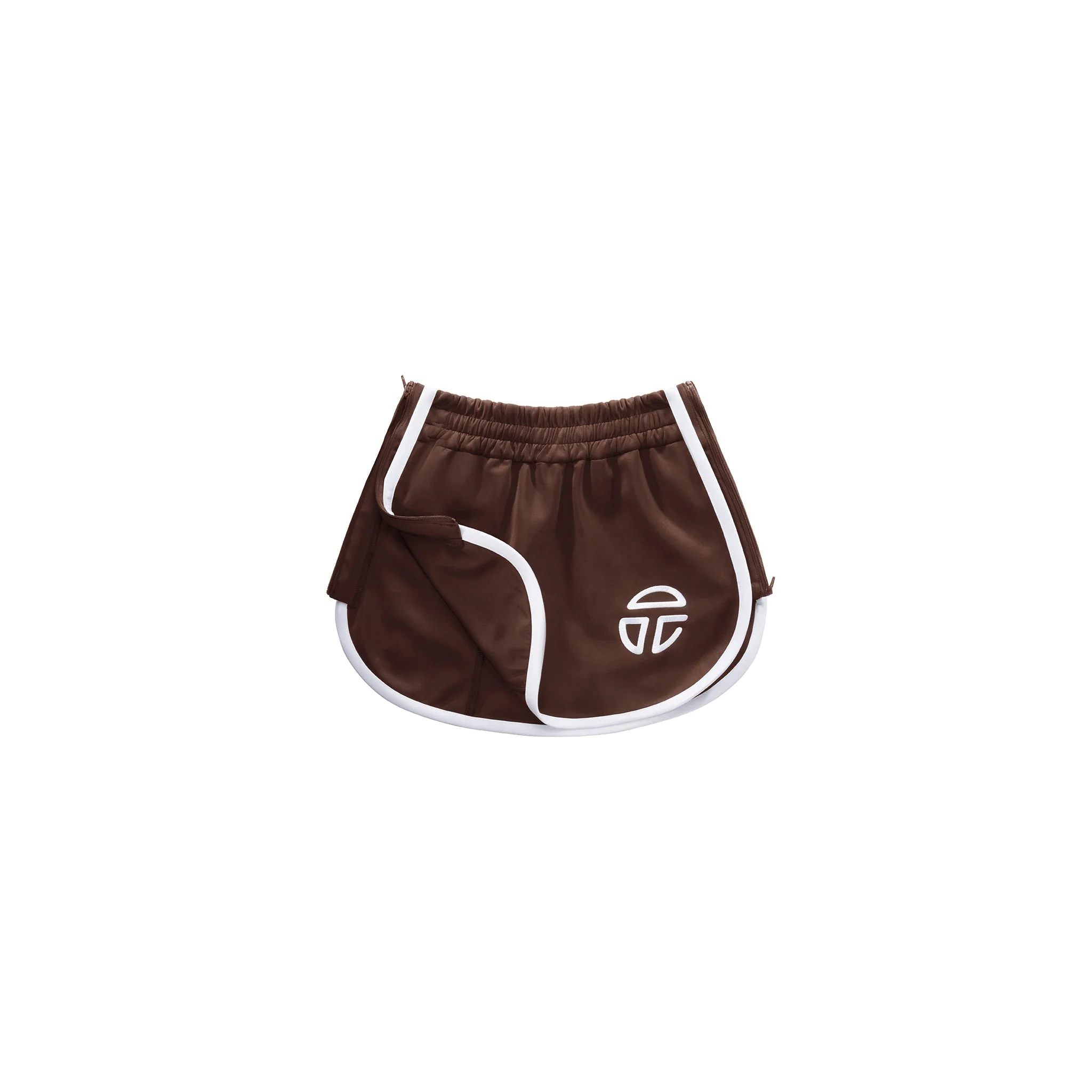 Track Short Skirt - Chocolate