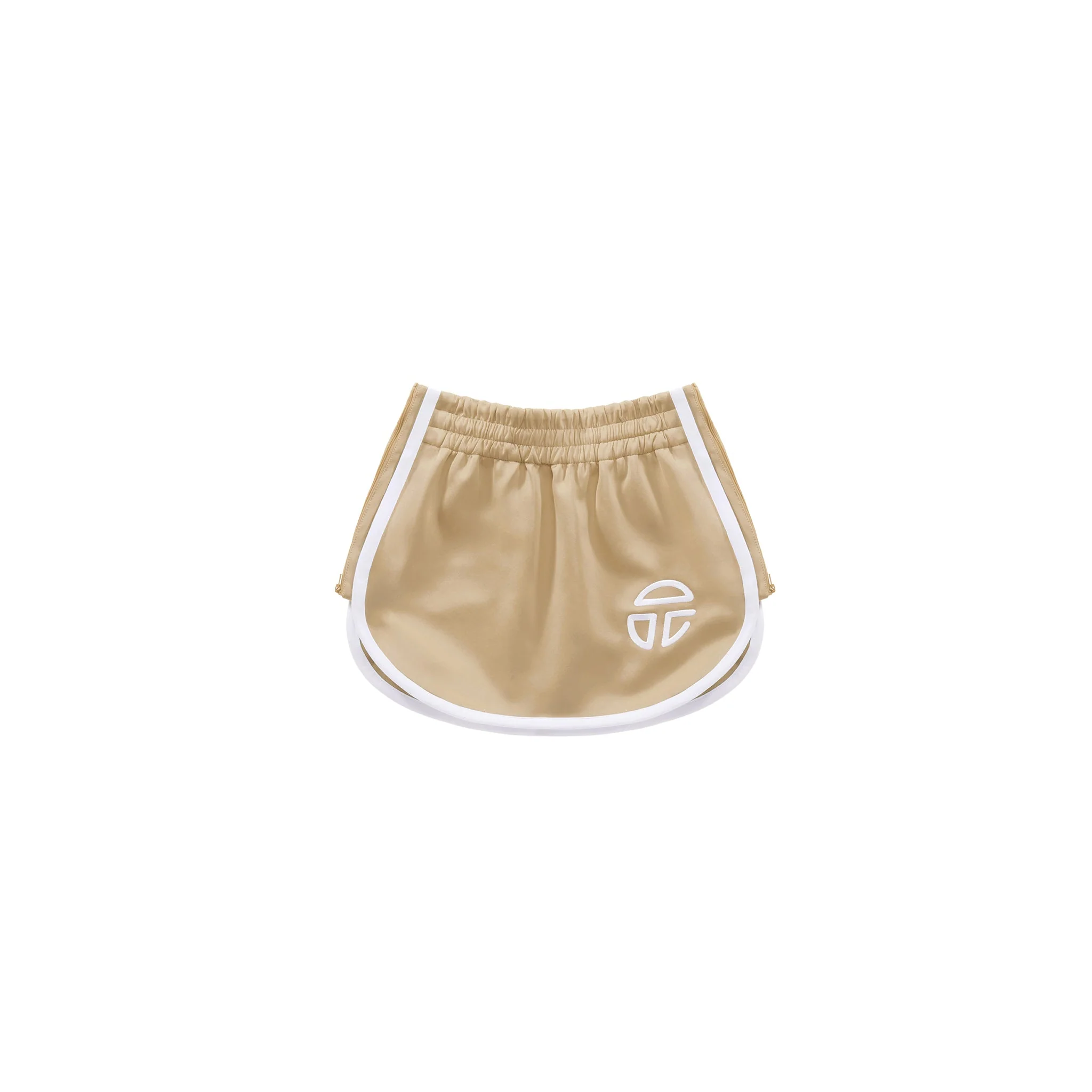 Track Short Skirt - Cream