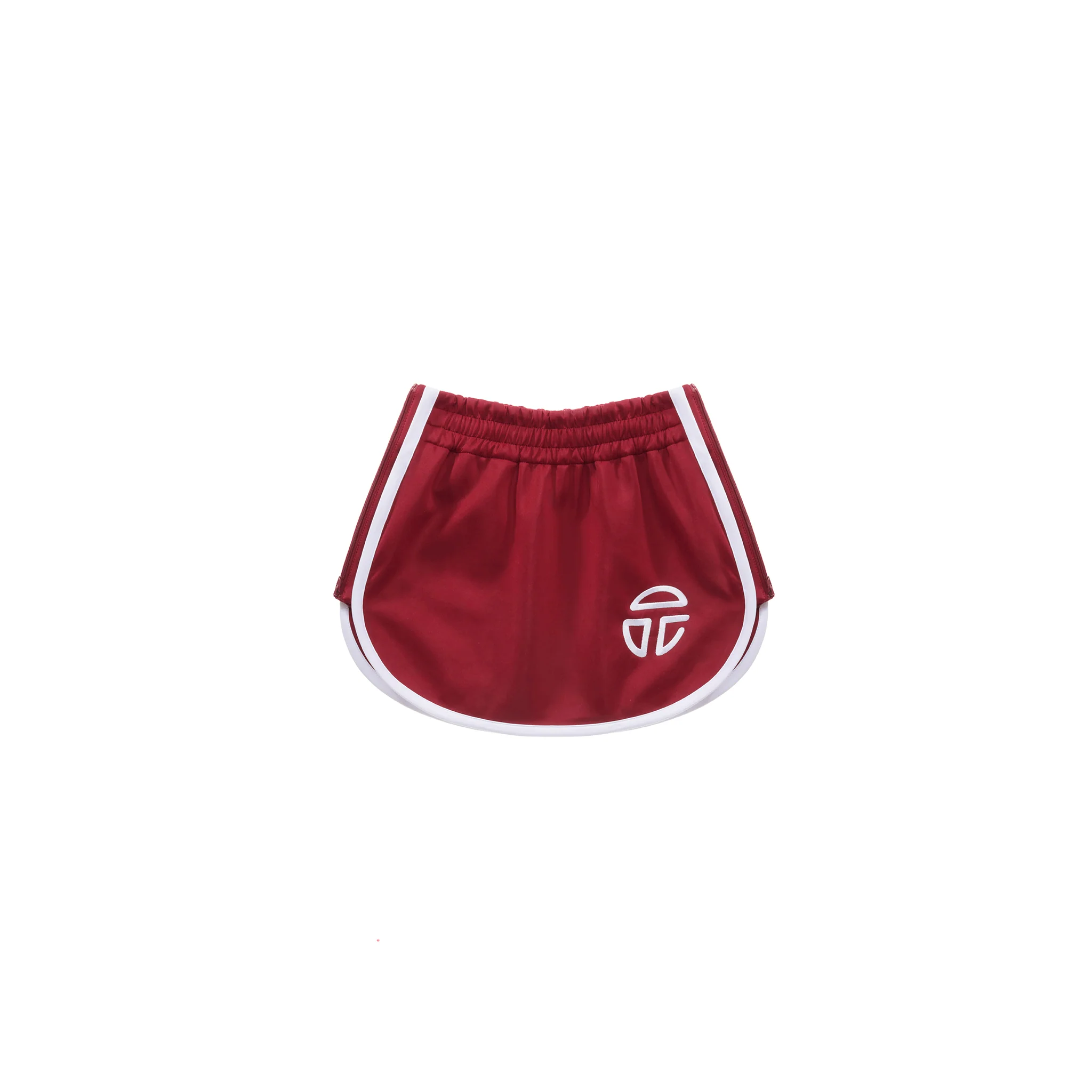 Track Short Skirt - Oxblood