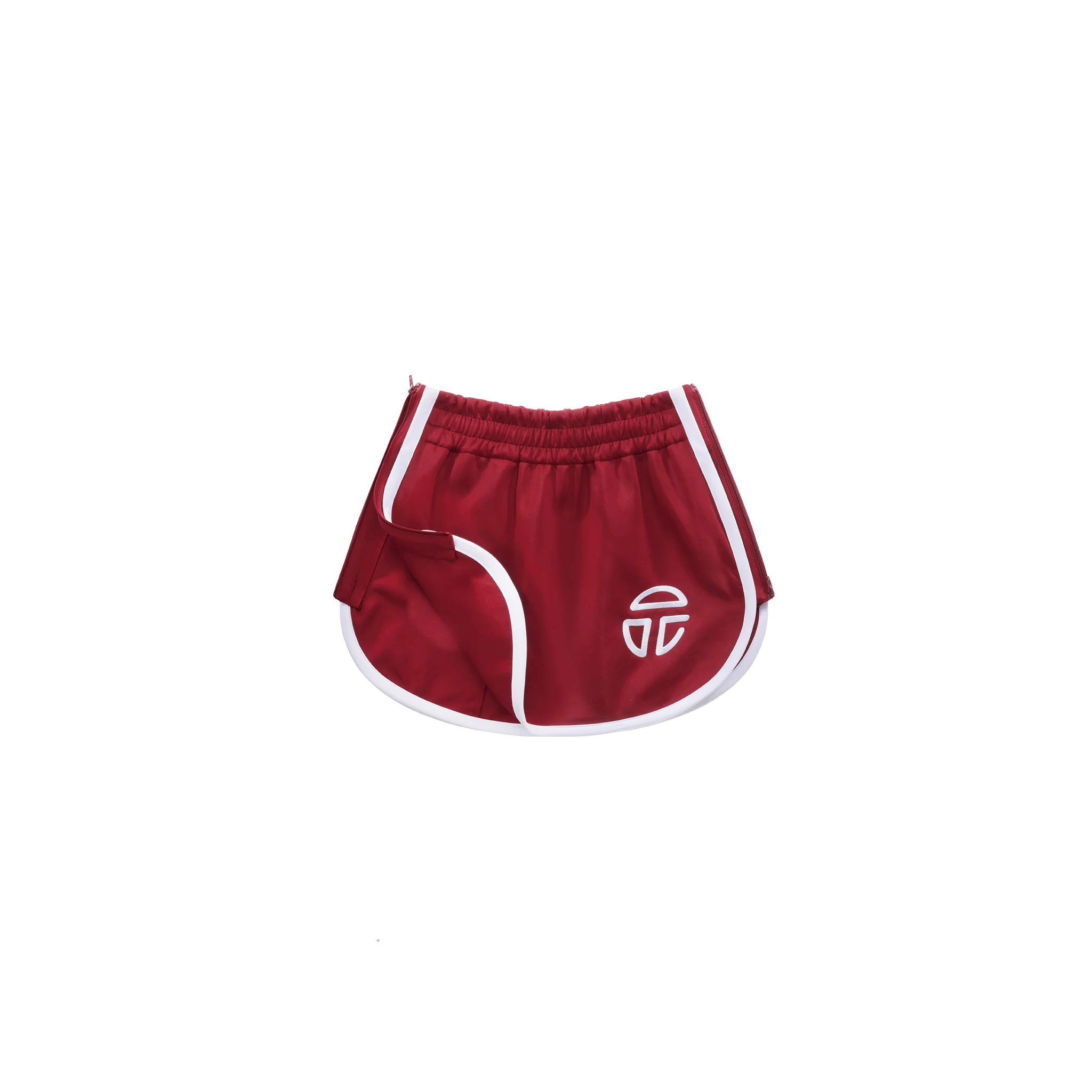 Track Short Skirt - Oxblood