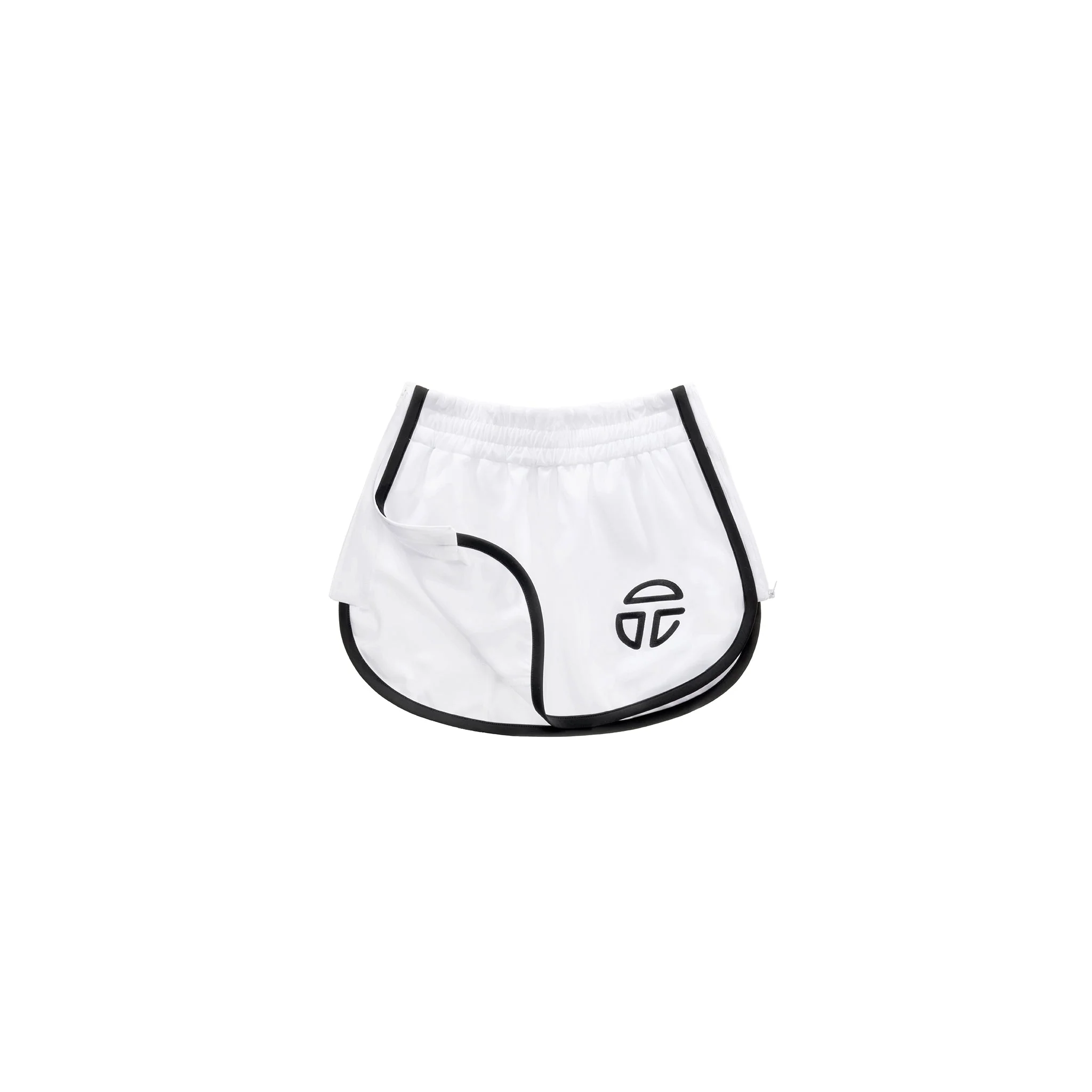 Track Short Skirt - White