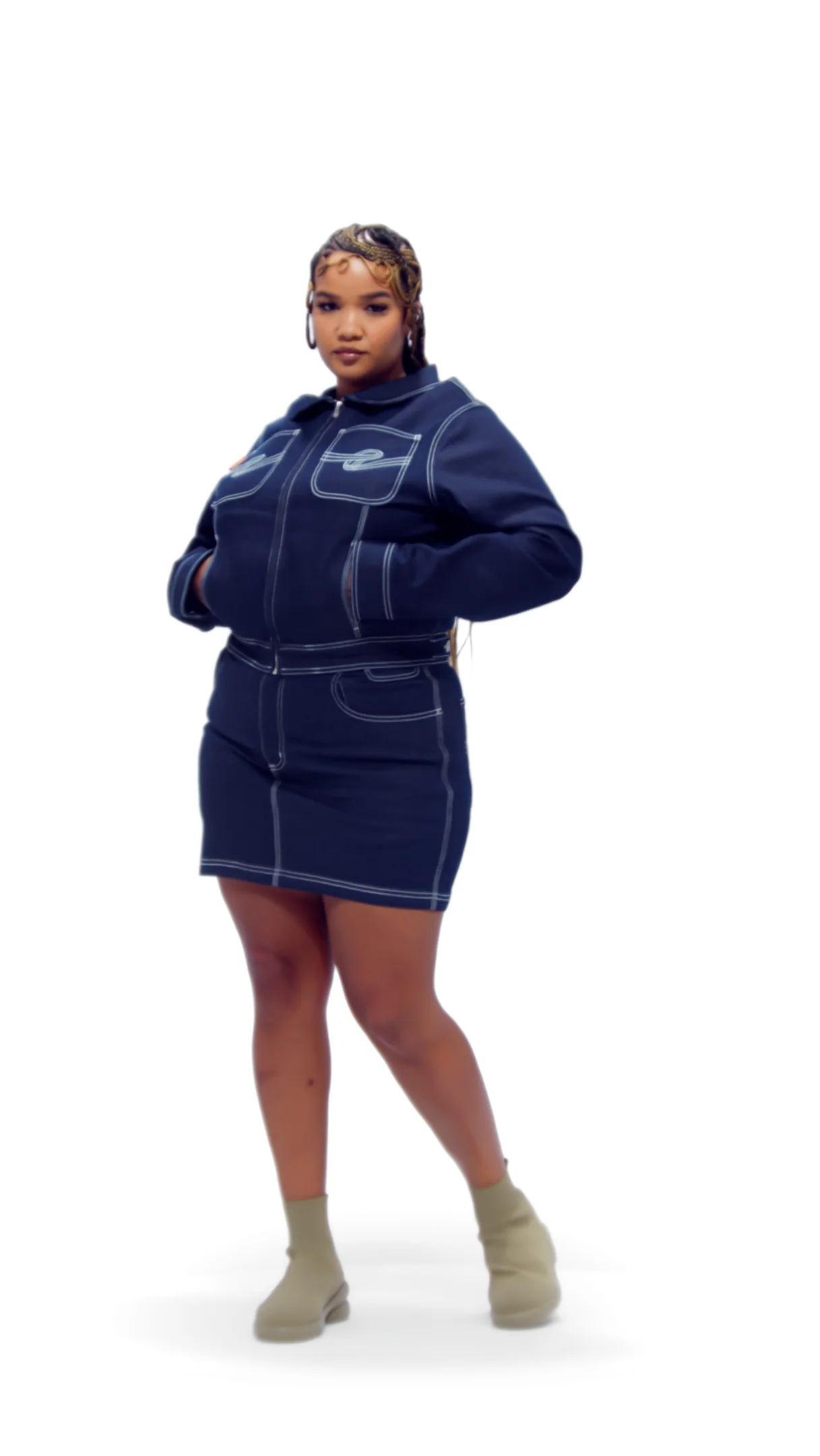 Mini Skirt - Blue
