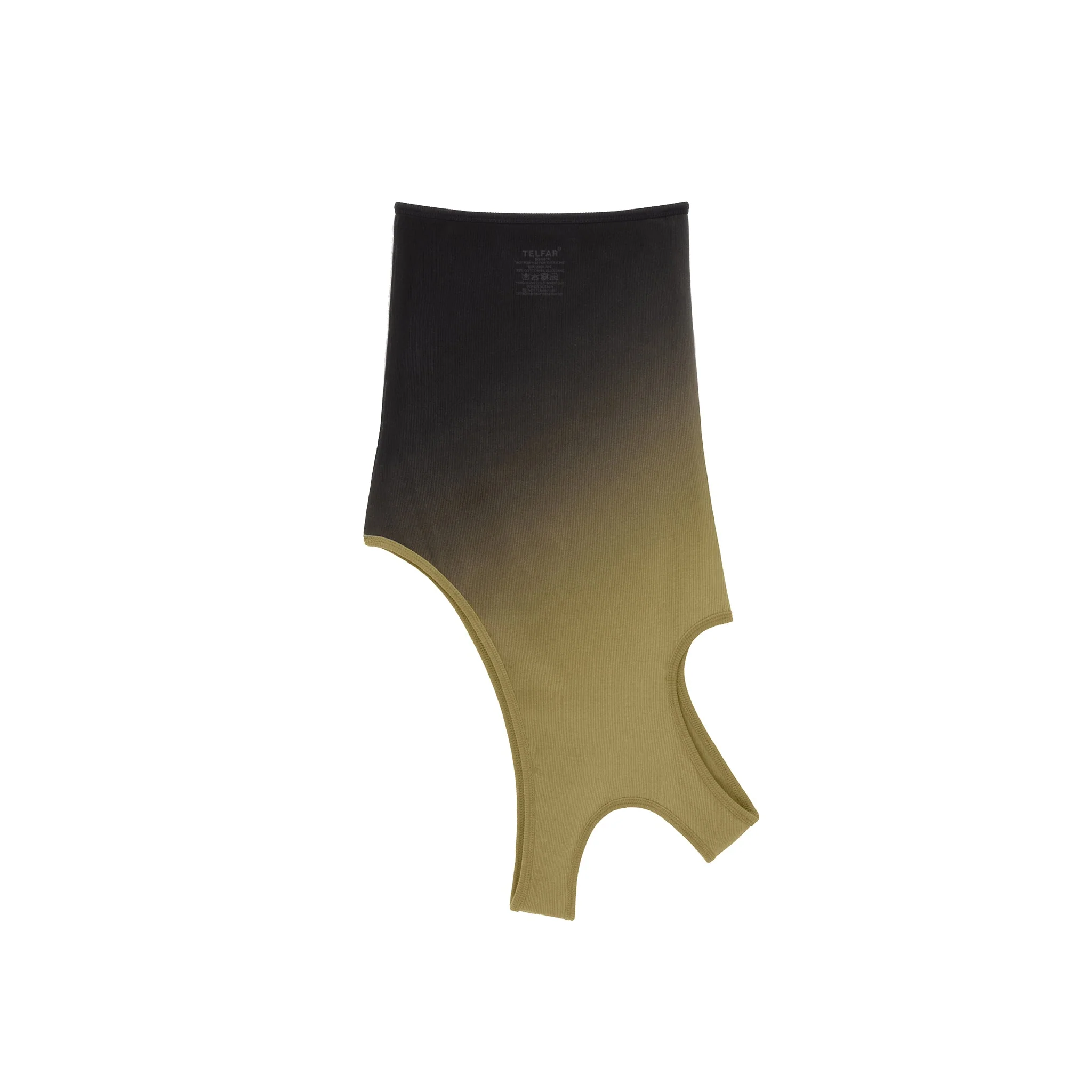 Ombre Half Tank Skirt - Black/Drab