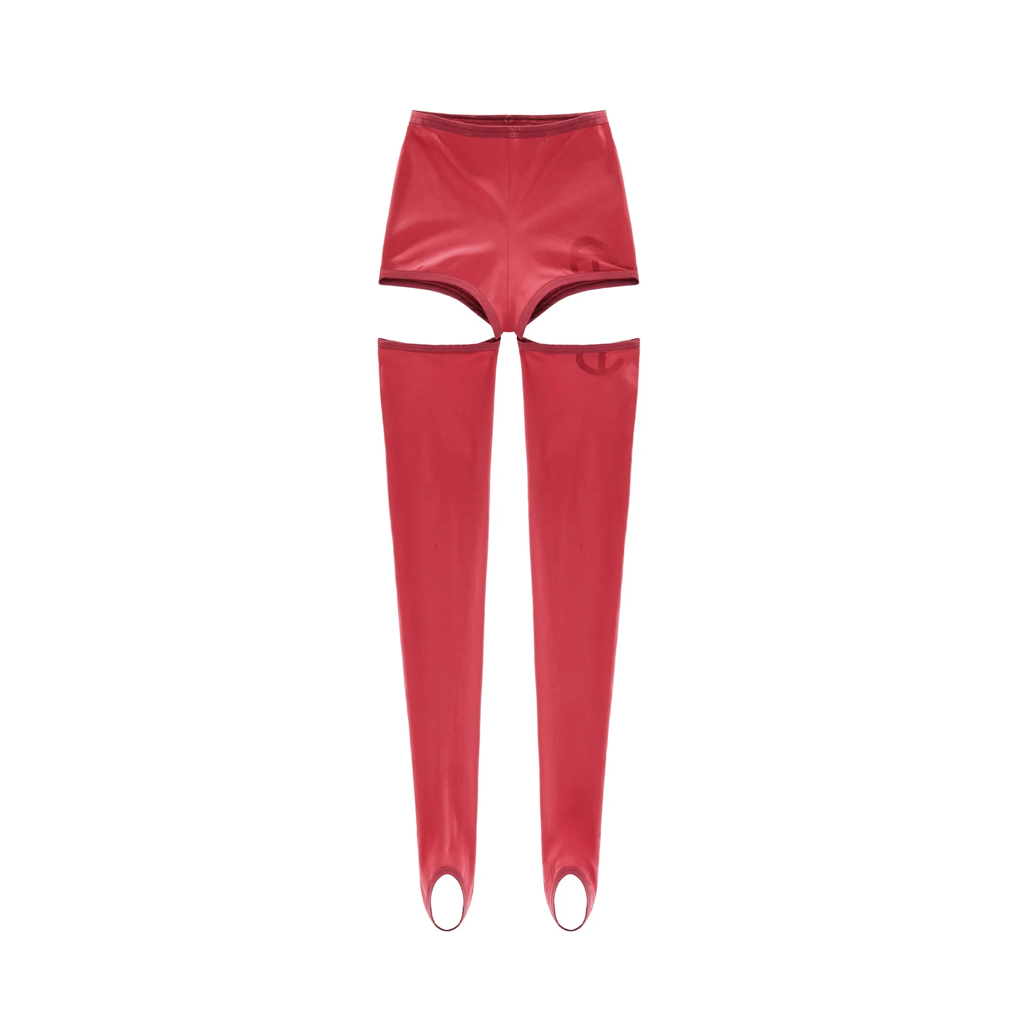 Infinity Thigh Hole Stirrup - Red