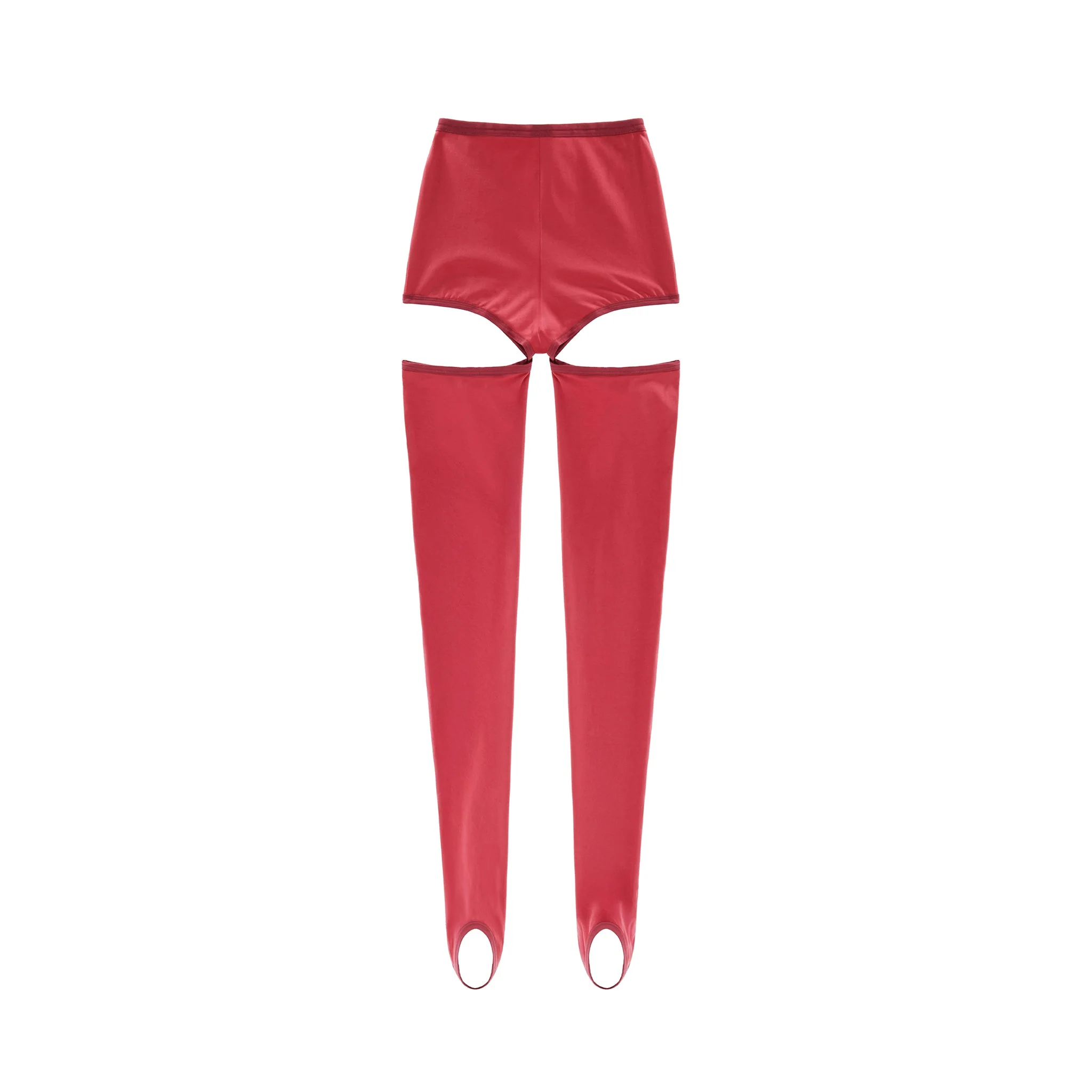 Infinity Thigh Hole Stirrup - Red