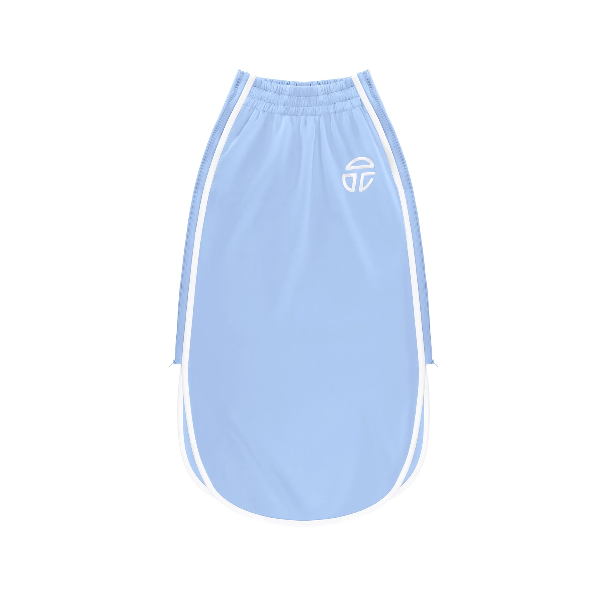Track Long Skirt - Baby Blue