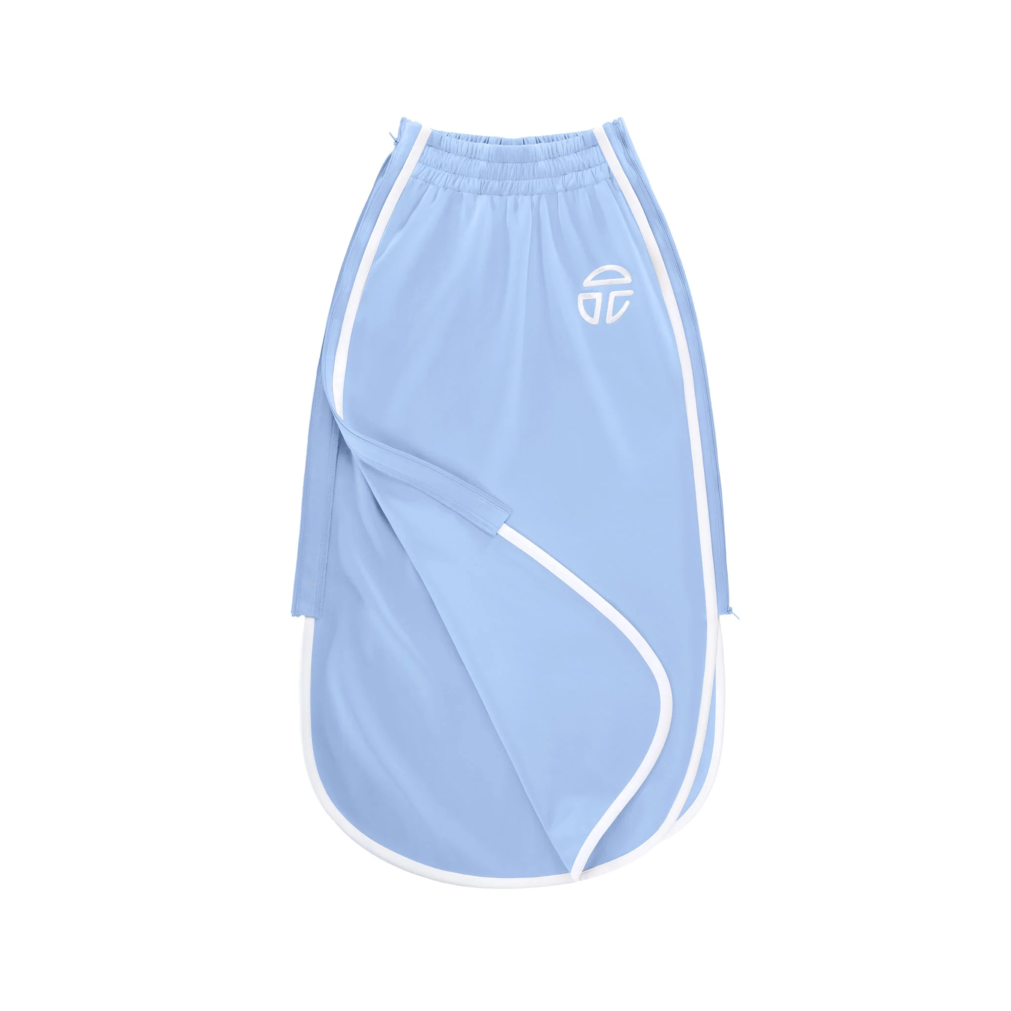 Track Long Skirt - Baby Blue