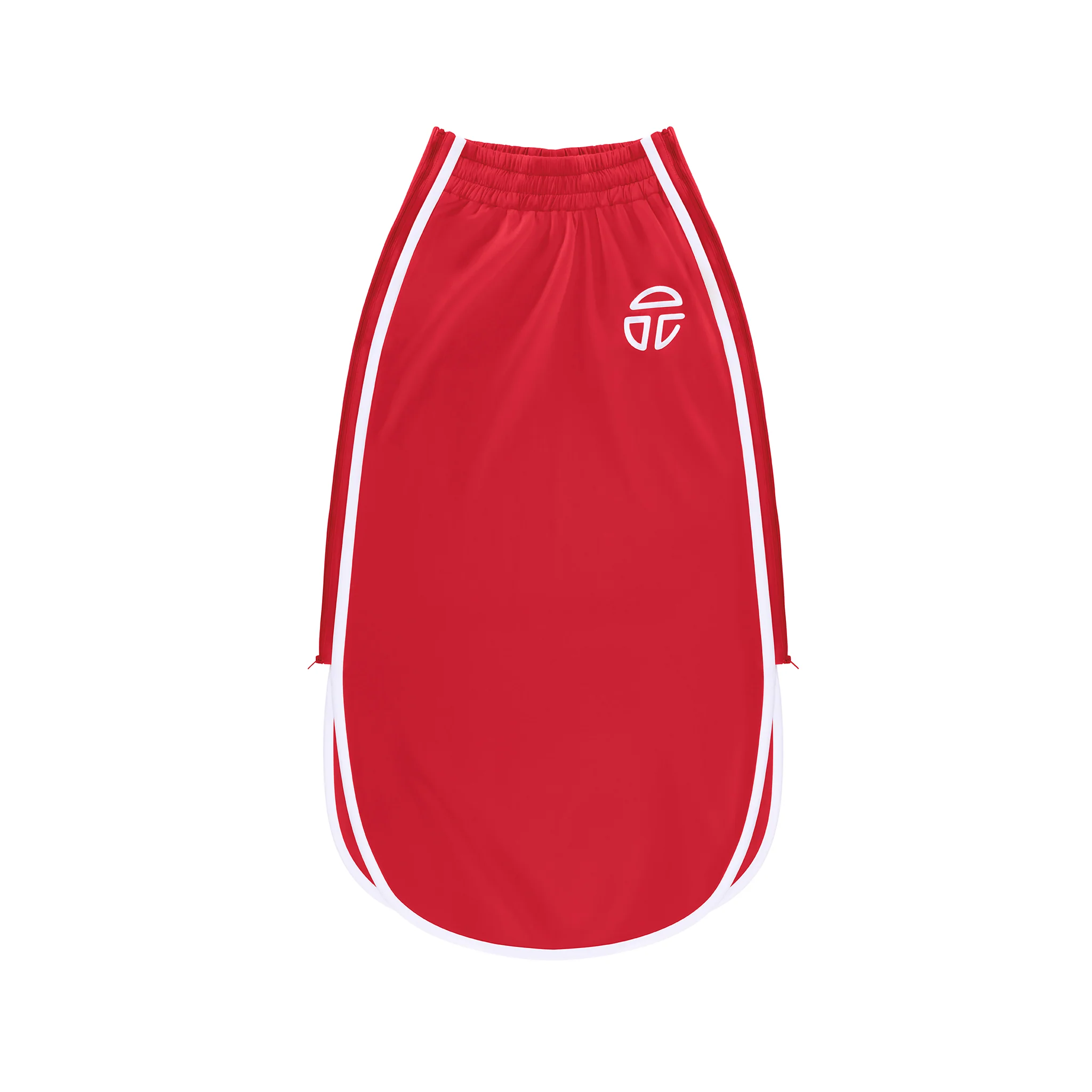 Track Long Skirt - Red