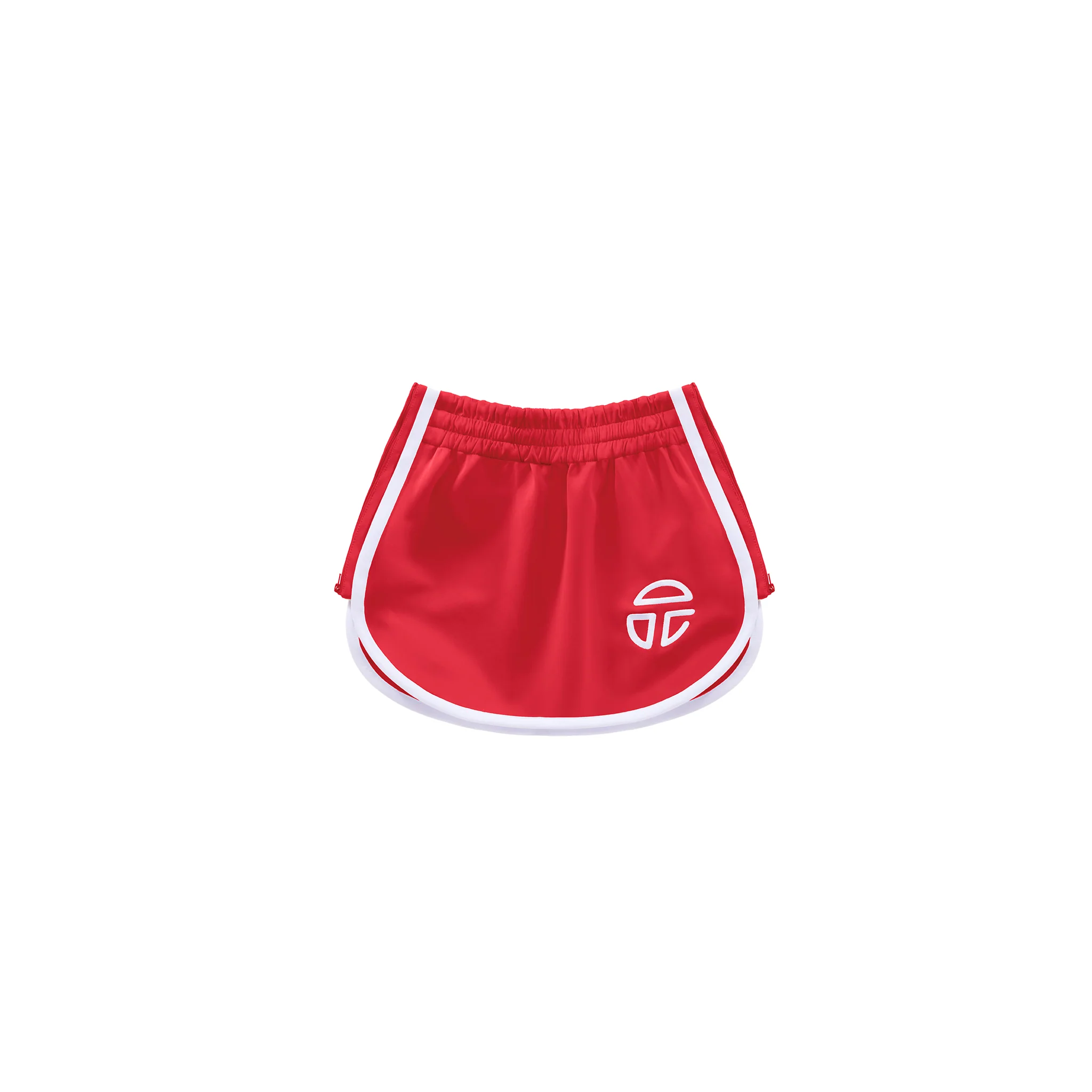Track Short Skirt - Red