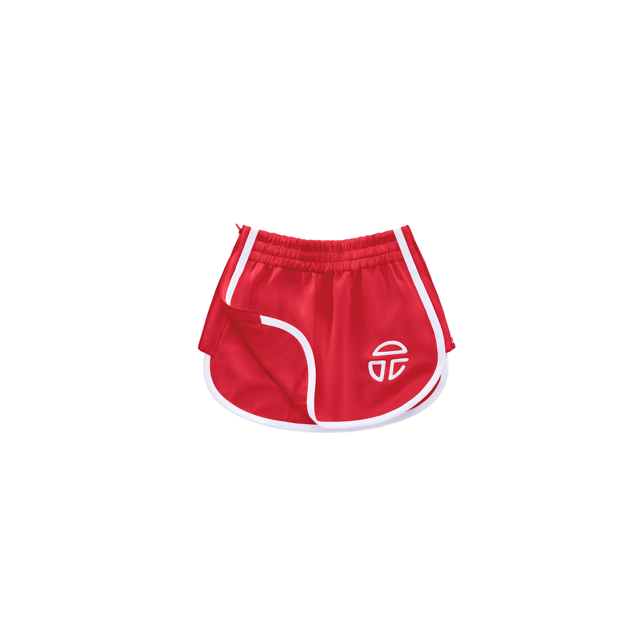 Track Short Skirt - Red