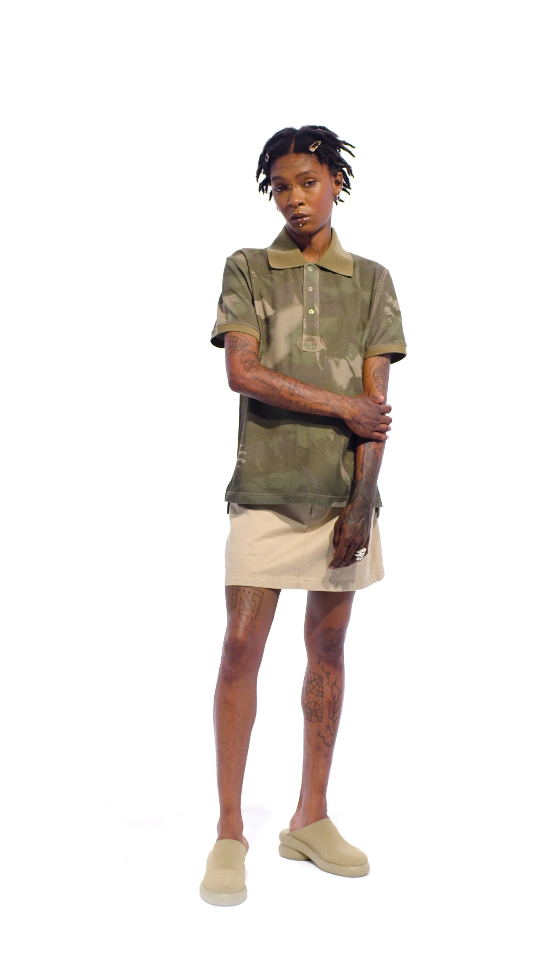 Camo Short-Sleeve Polo - Jungle