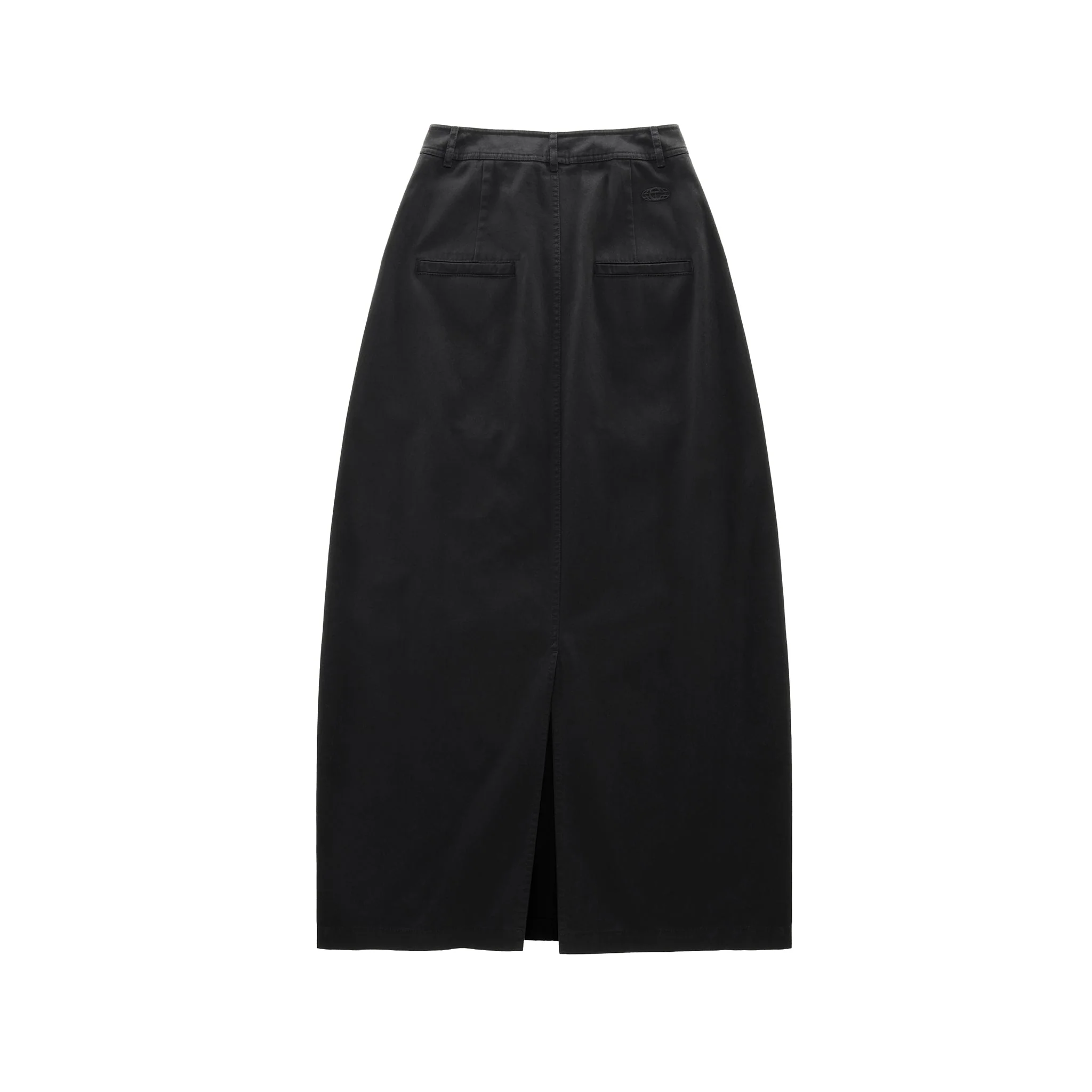 Long Work Skirt - Black