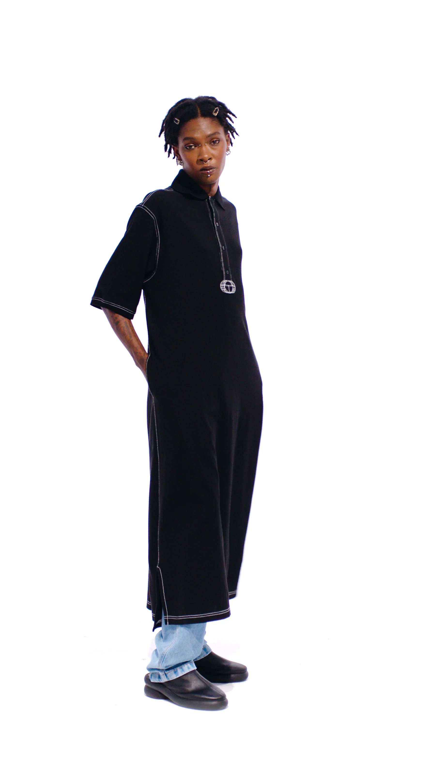 Maxi Polo - Black