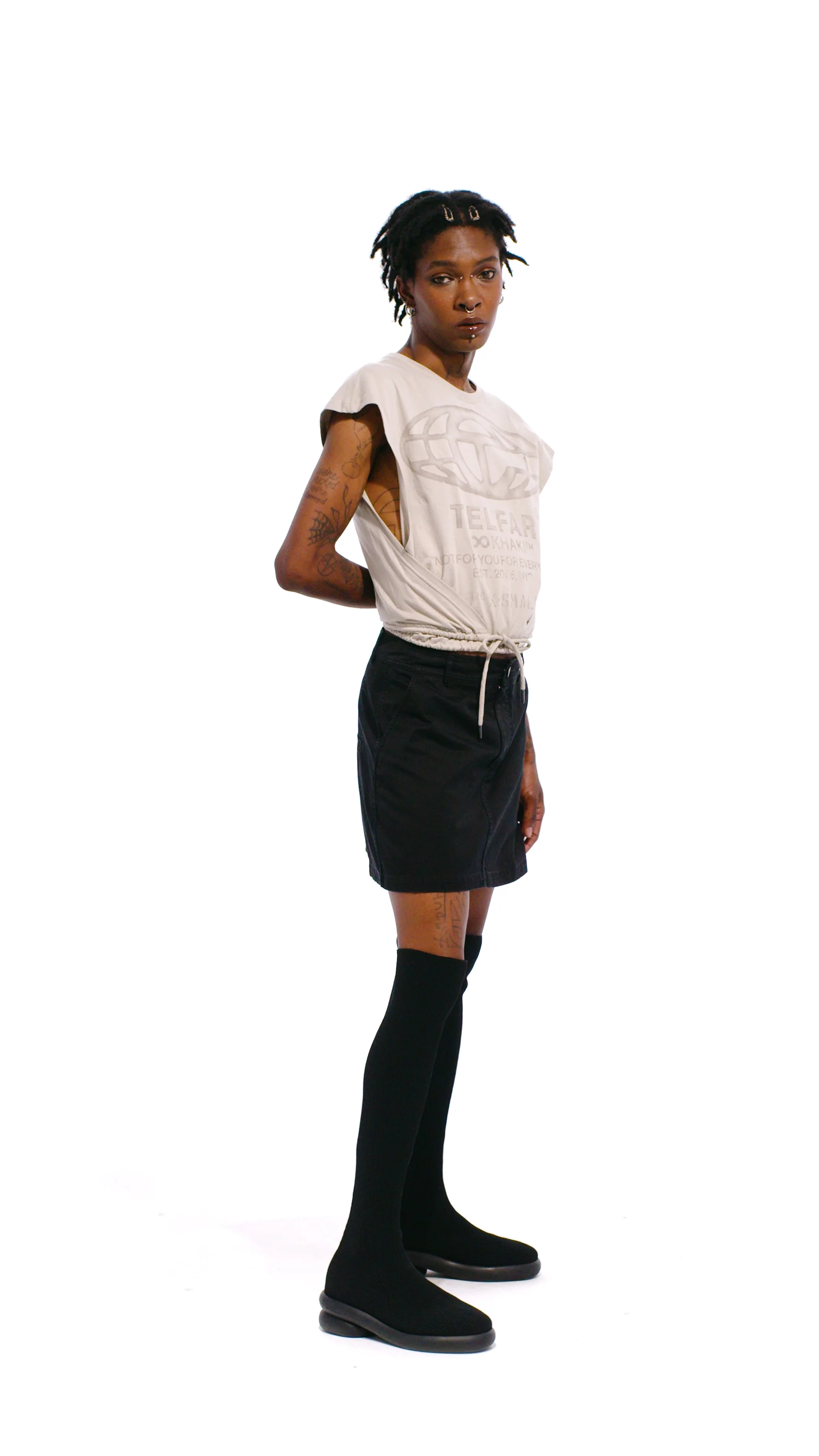 Short Work Skirt - Black 3 Short Work Skirt - Black