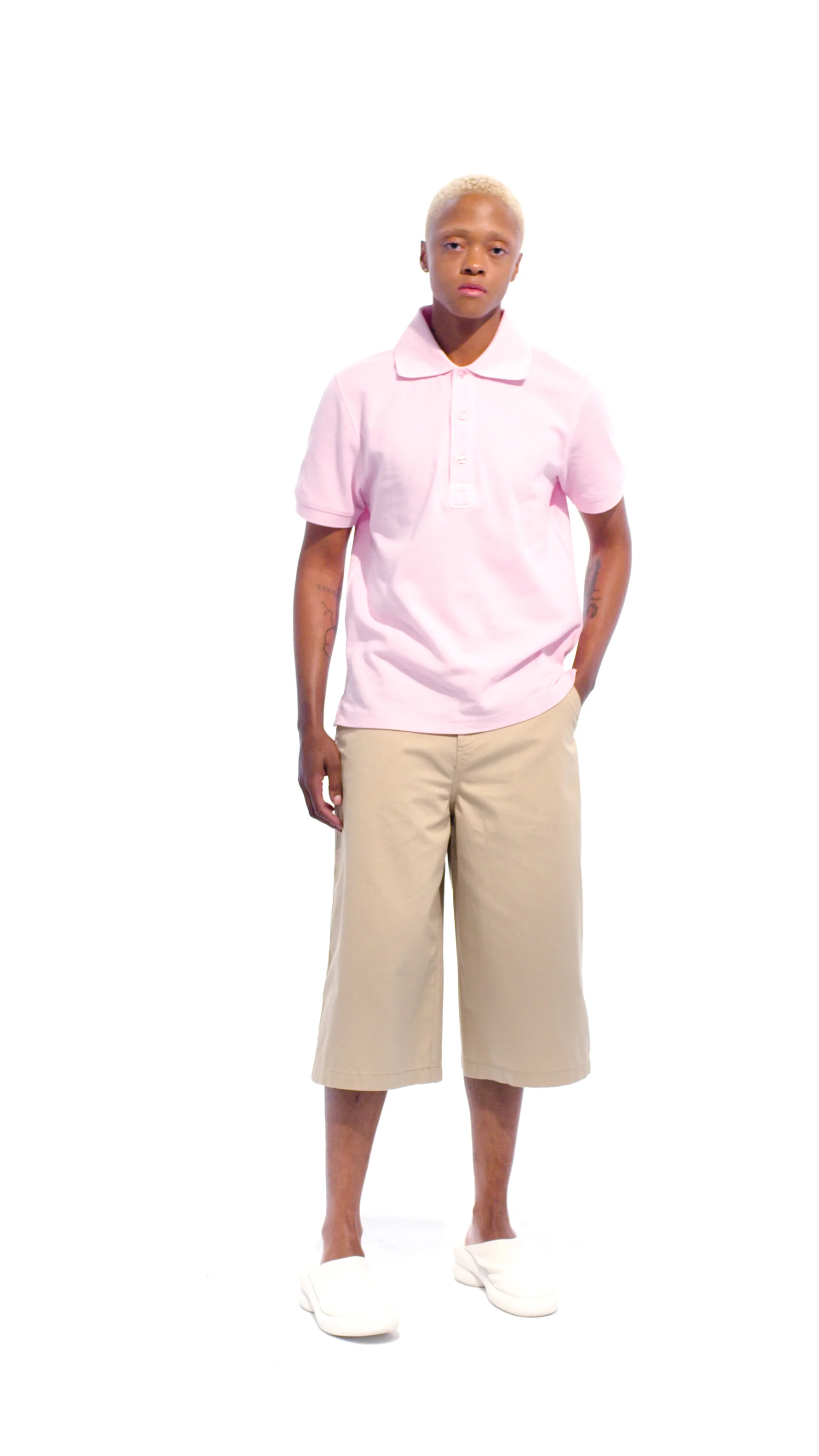 Short-Sleeve Polo - Pink