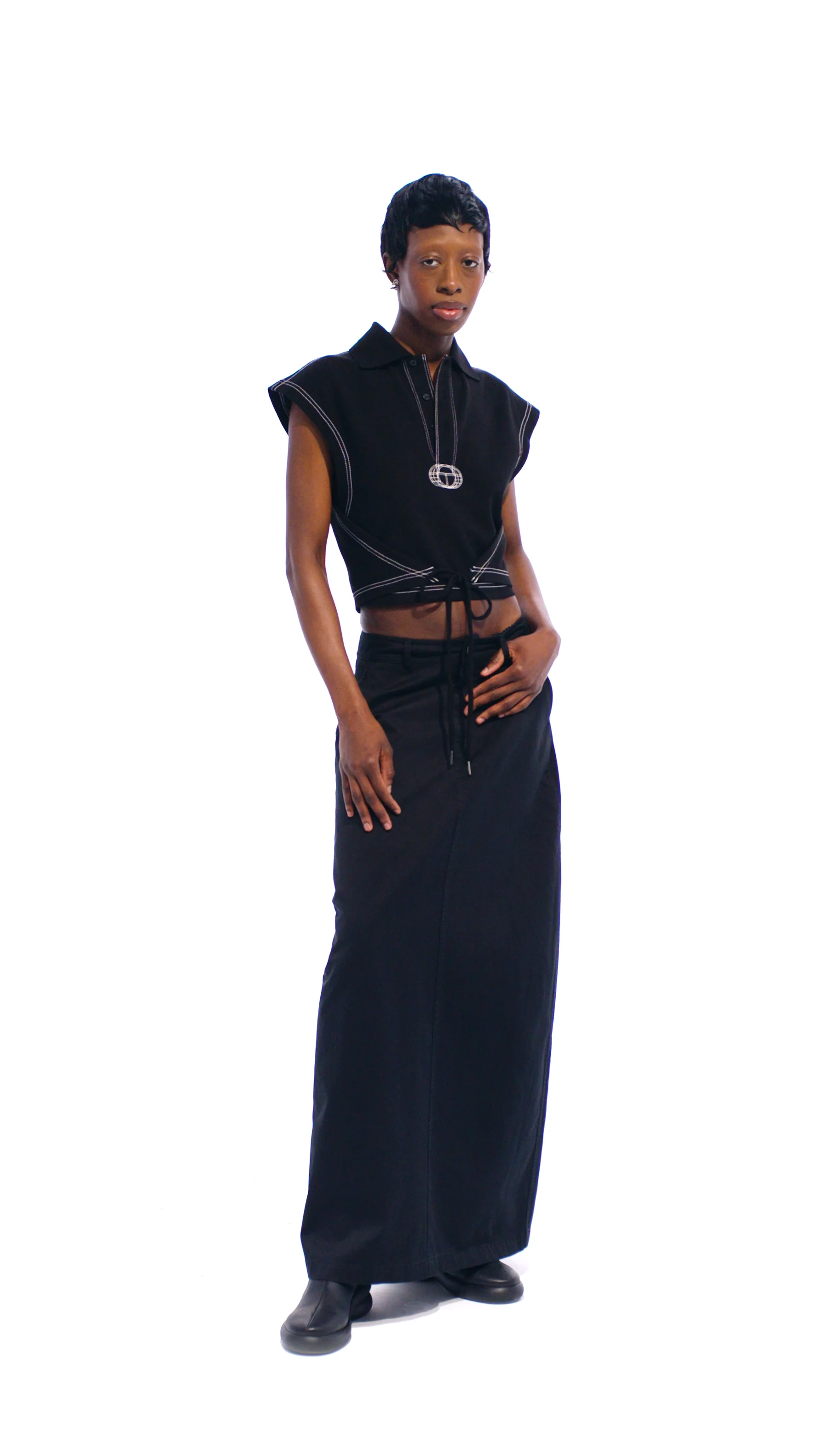 Wrap Polo - Black