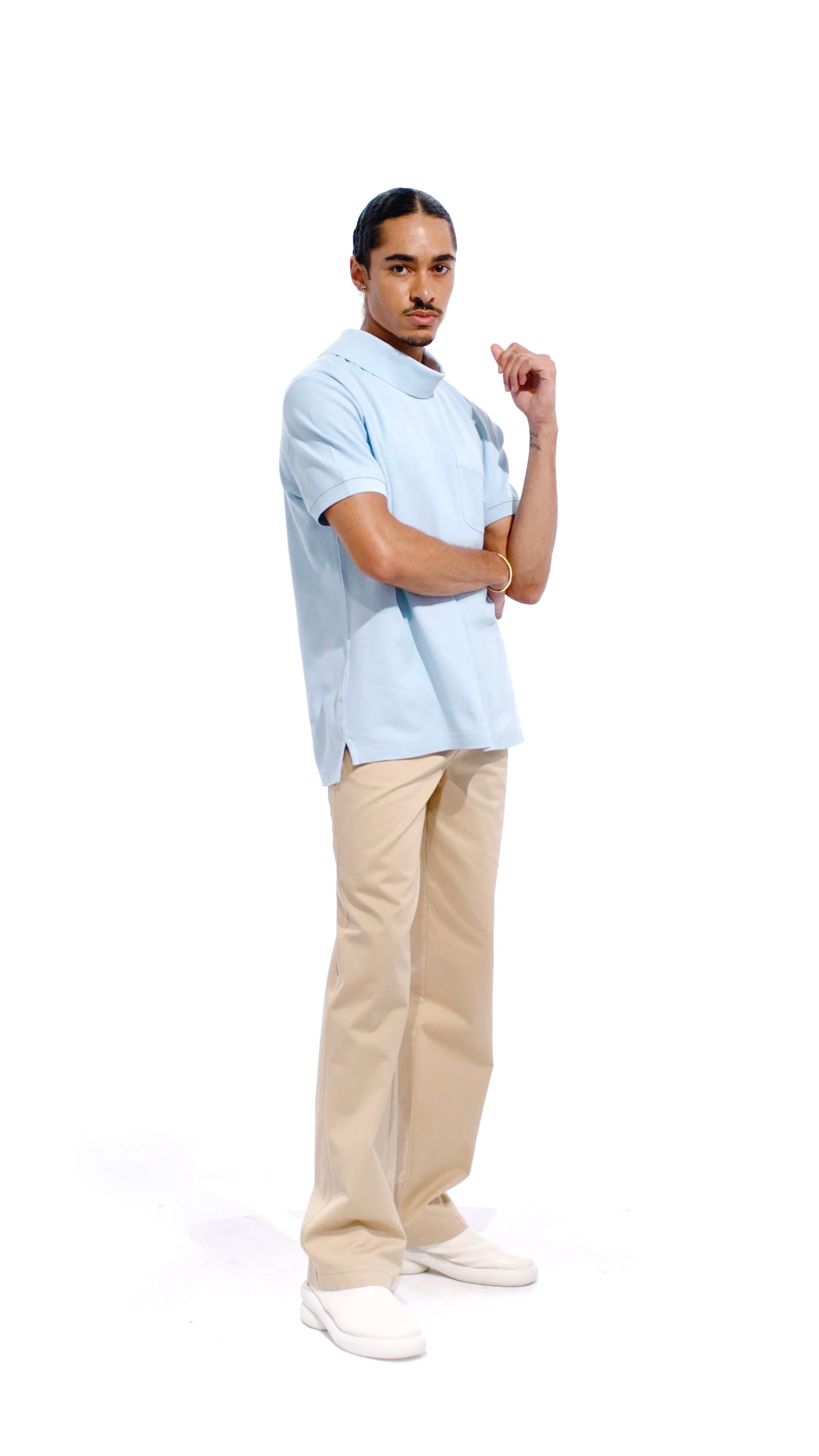 Backwards Polo - Blue
