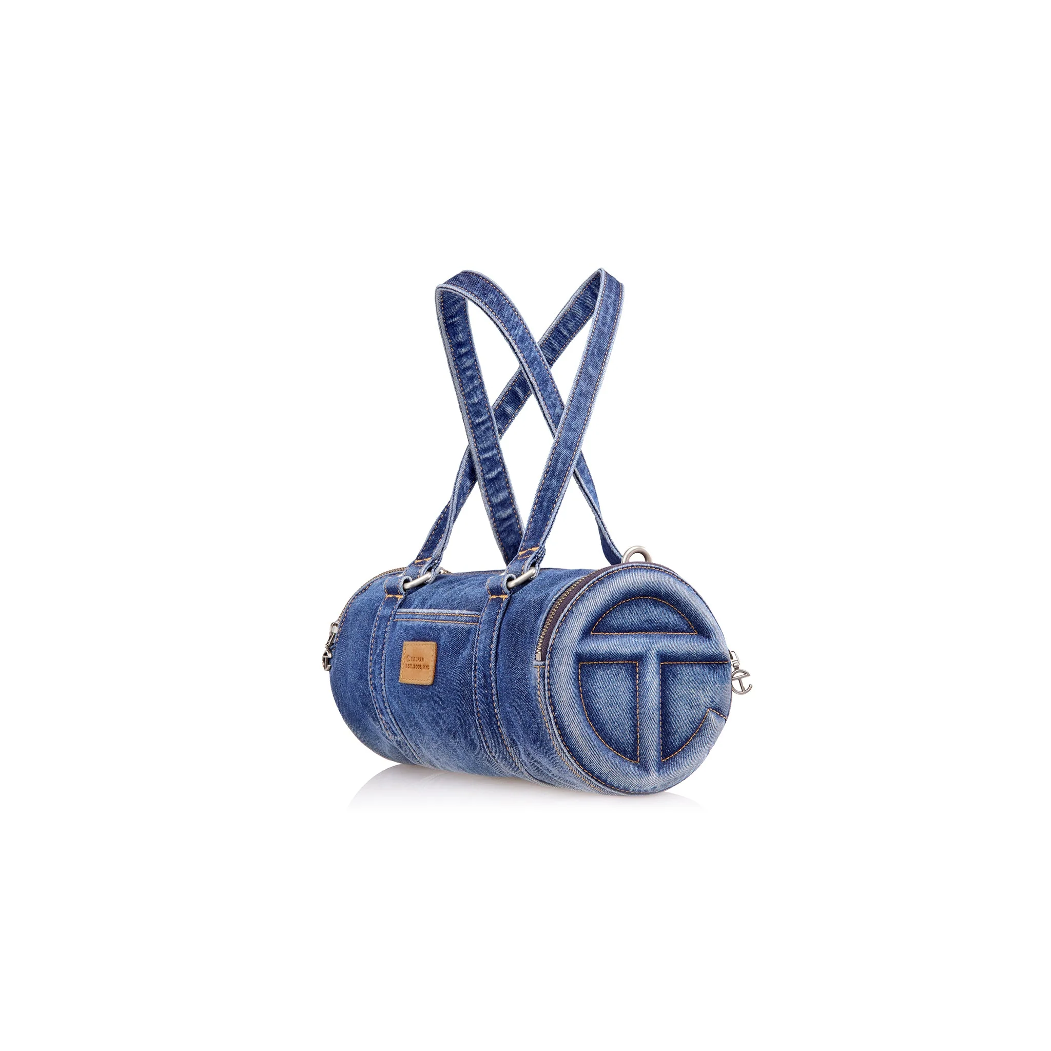 Medium Denim Duffle - Blue