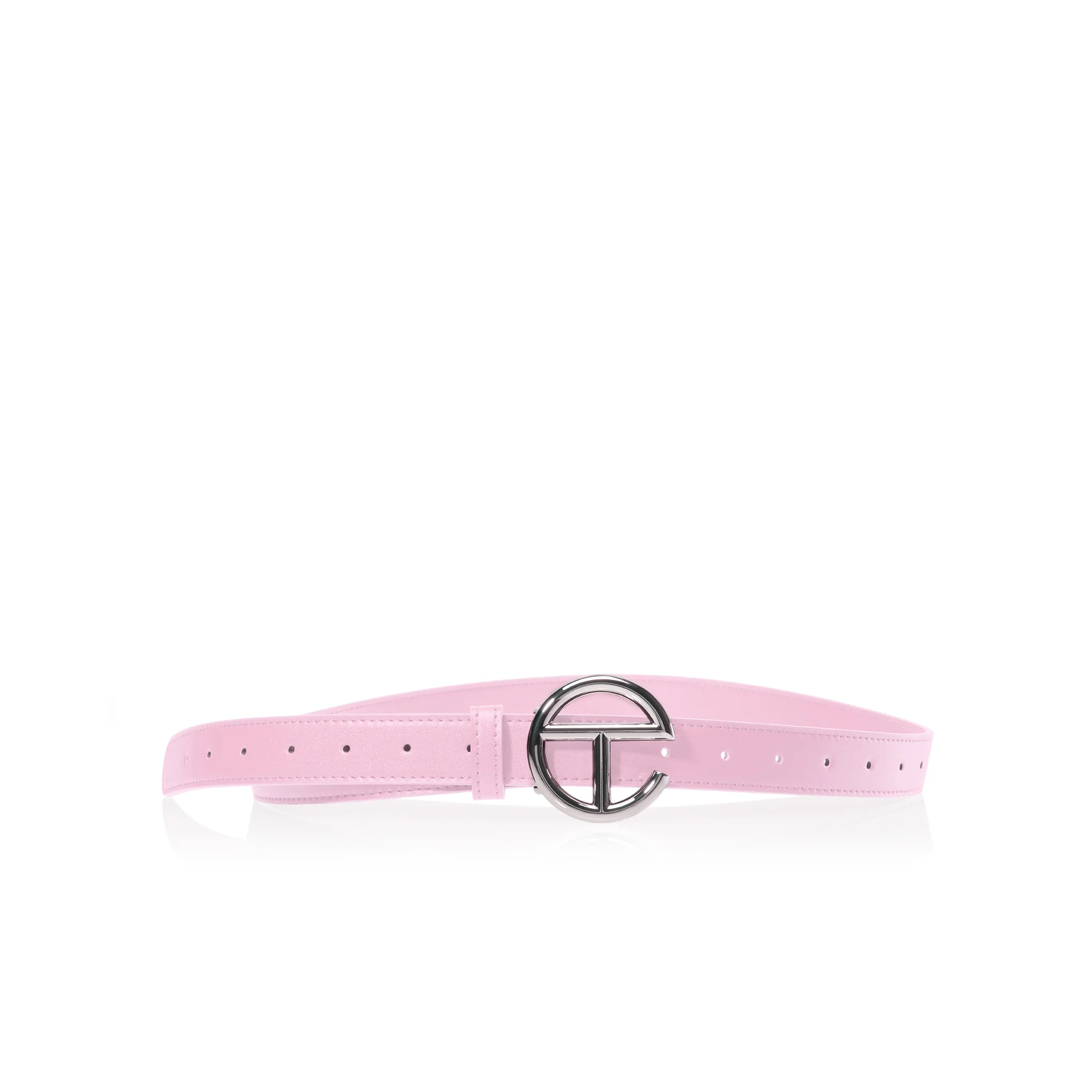 Logo Belt - Silver/Bubblegum