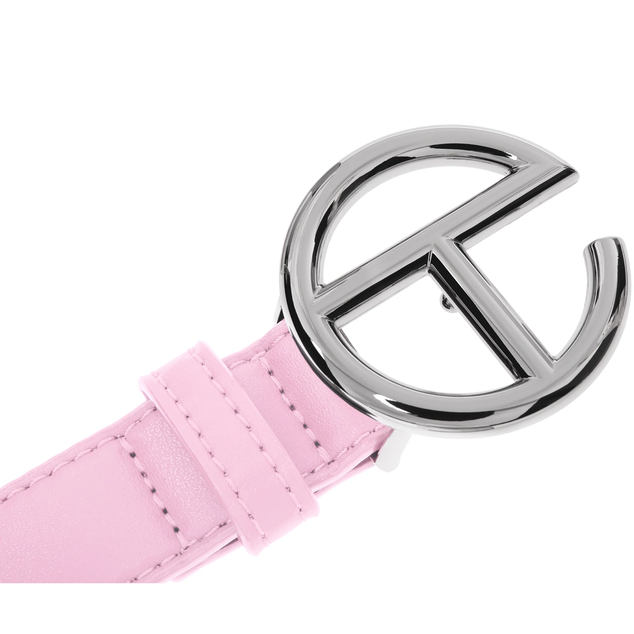 Logo Belt - Silver/Bubblegum