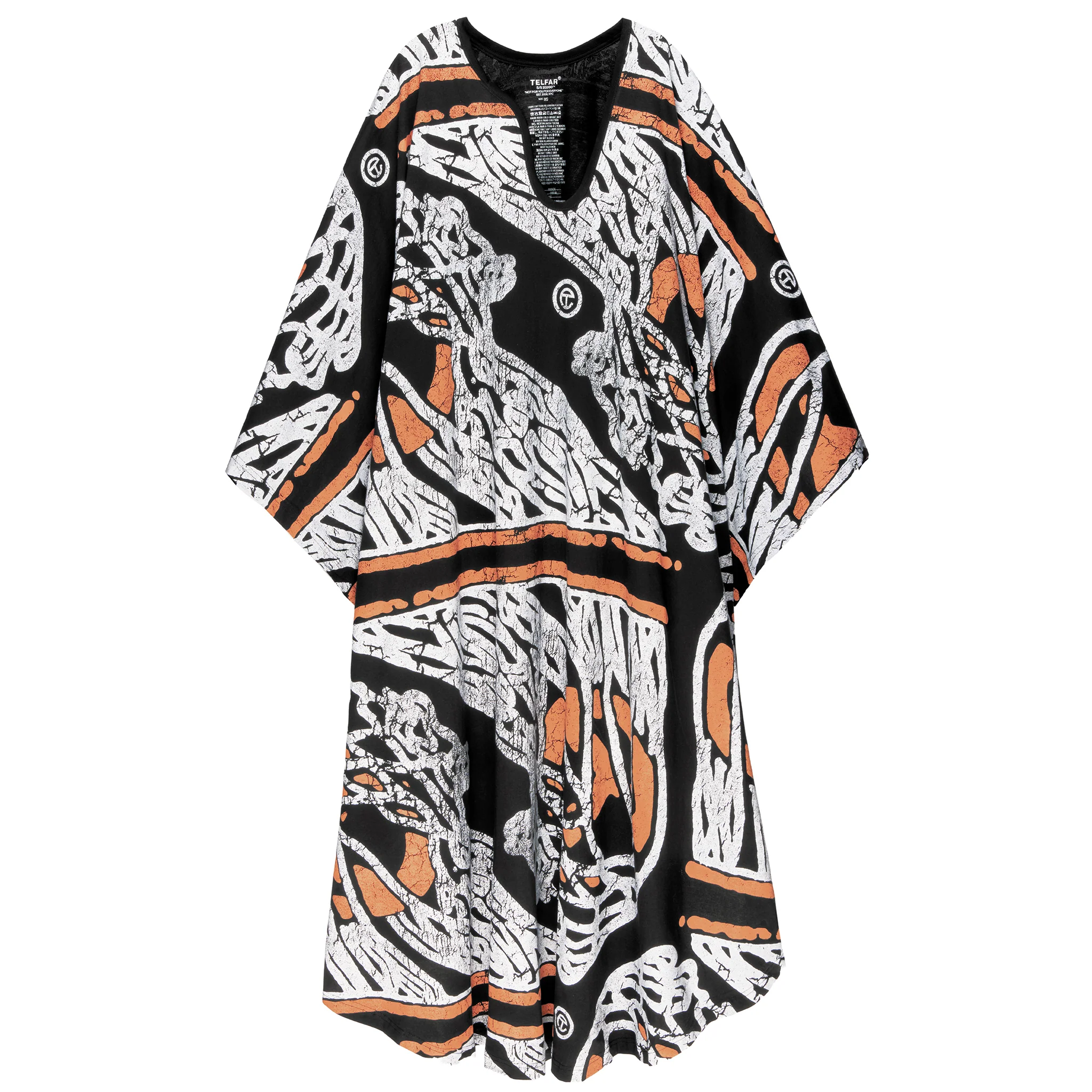 Basketball Africa Caftan - Black