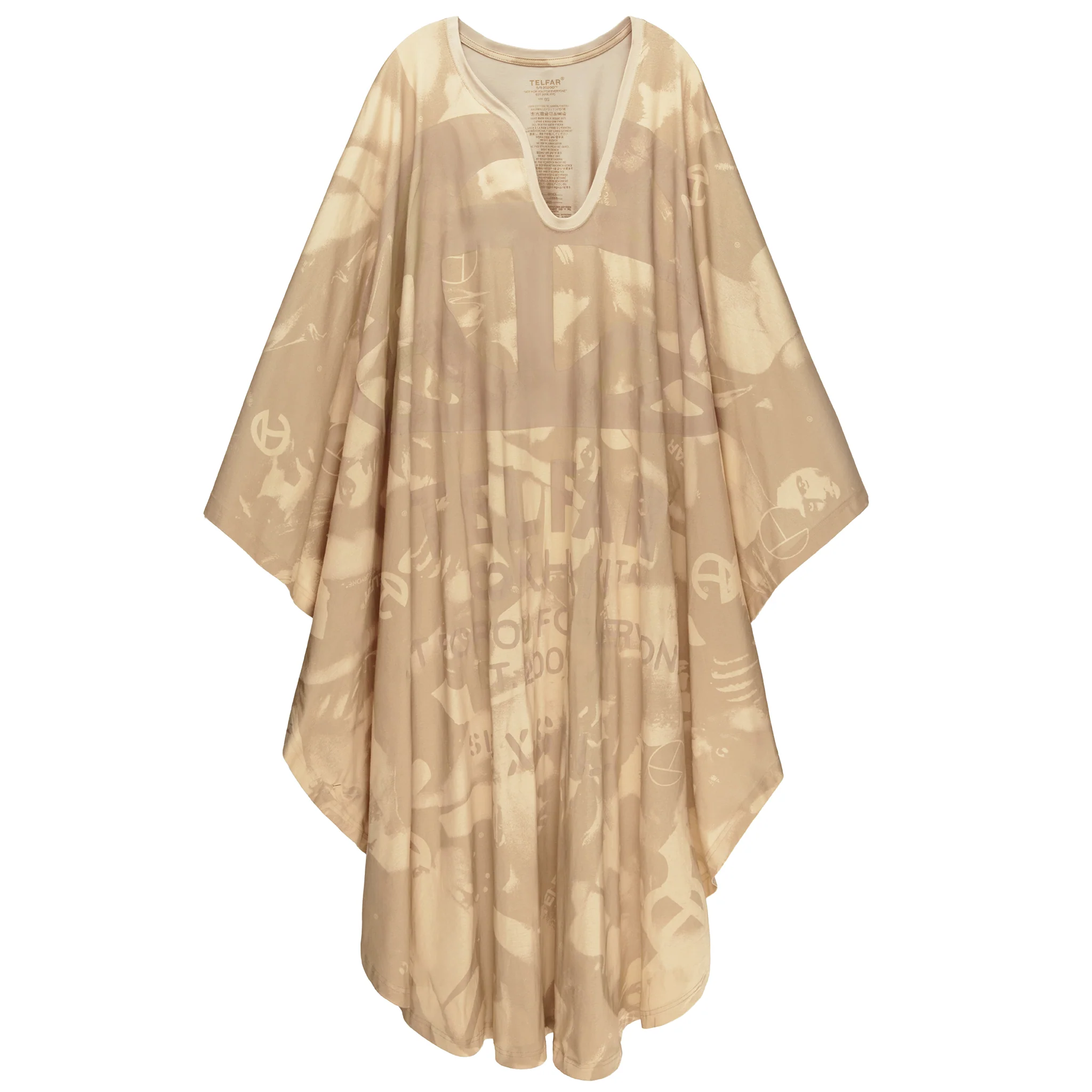 Camo Africa Caftan - Khaki