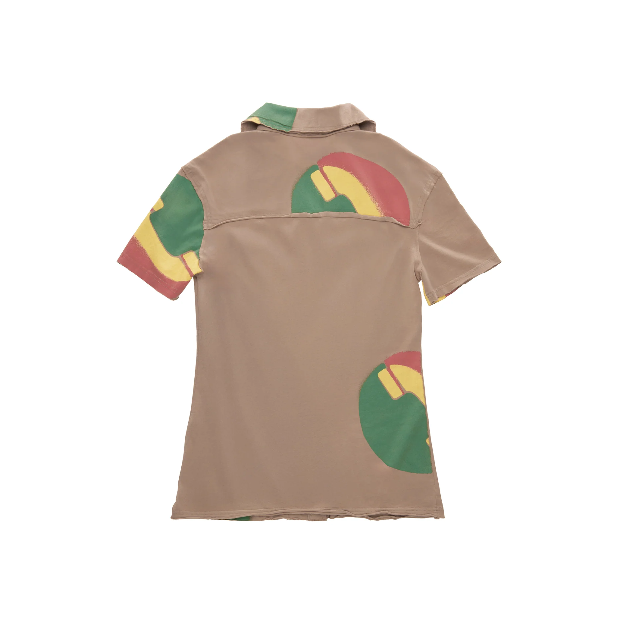Telephone Split T Dress Shirt - Mud