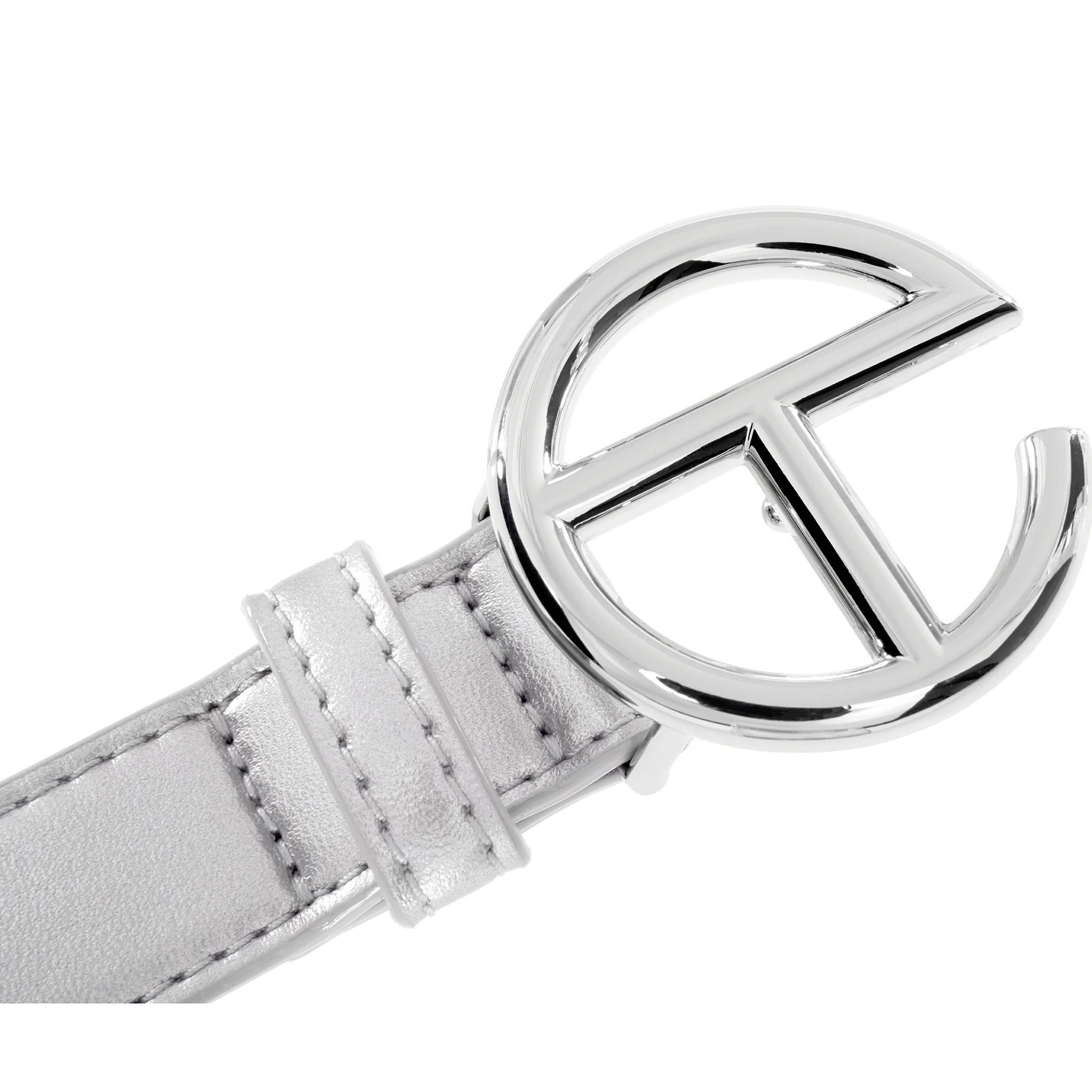 Logo Belt - Silver/Silver