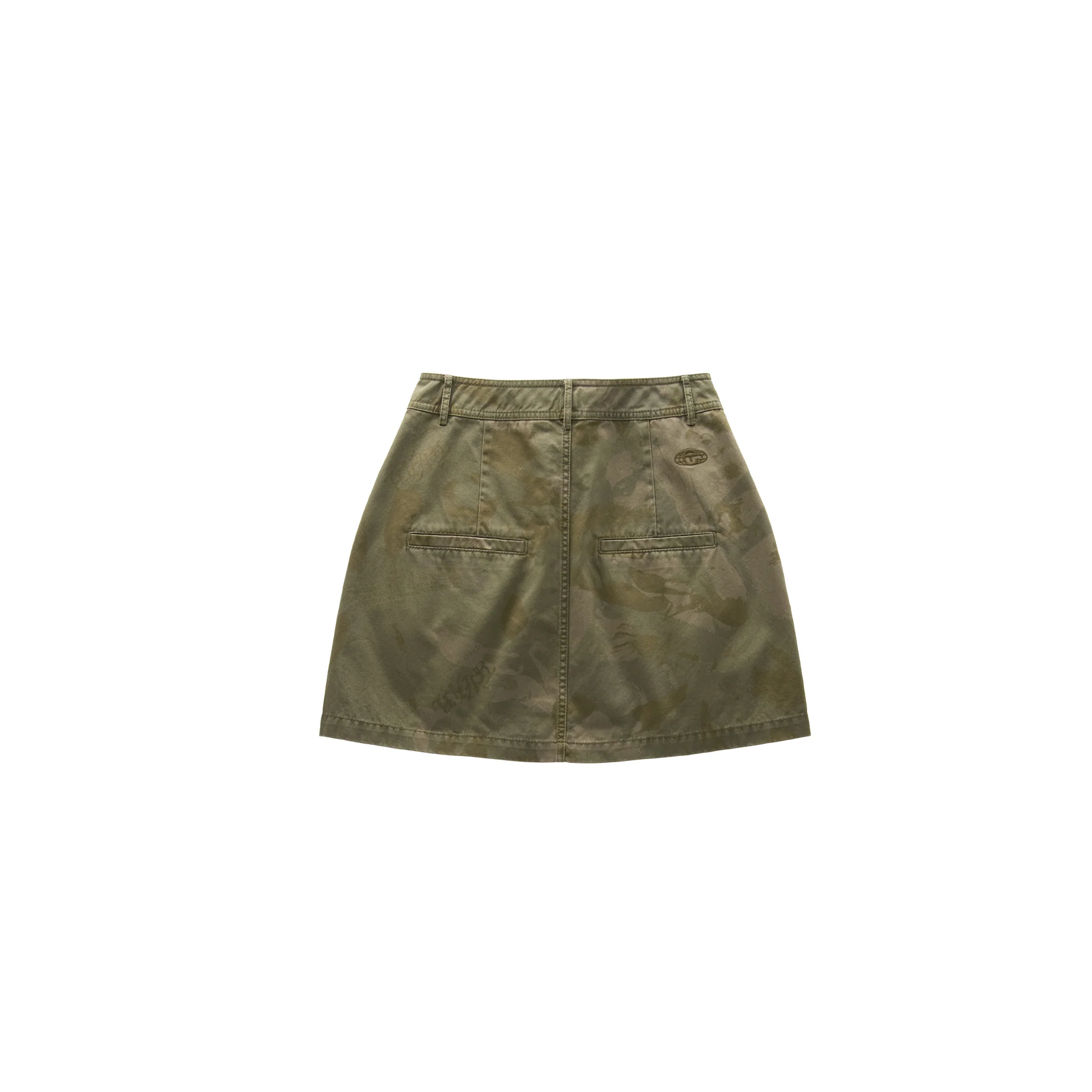 Camo Short Work Skirt - Jungle