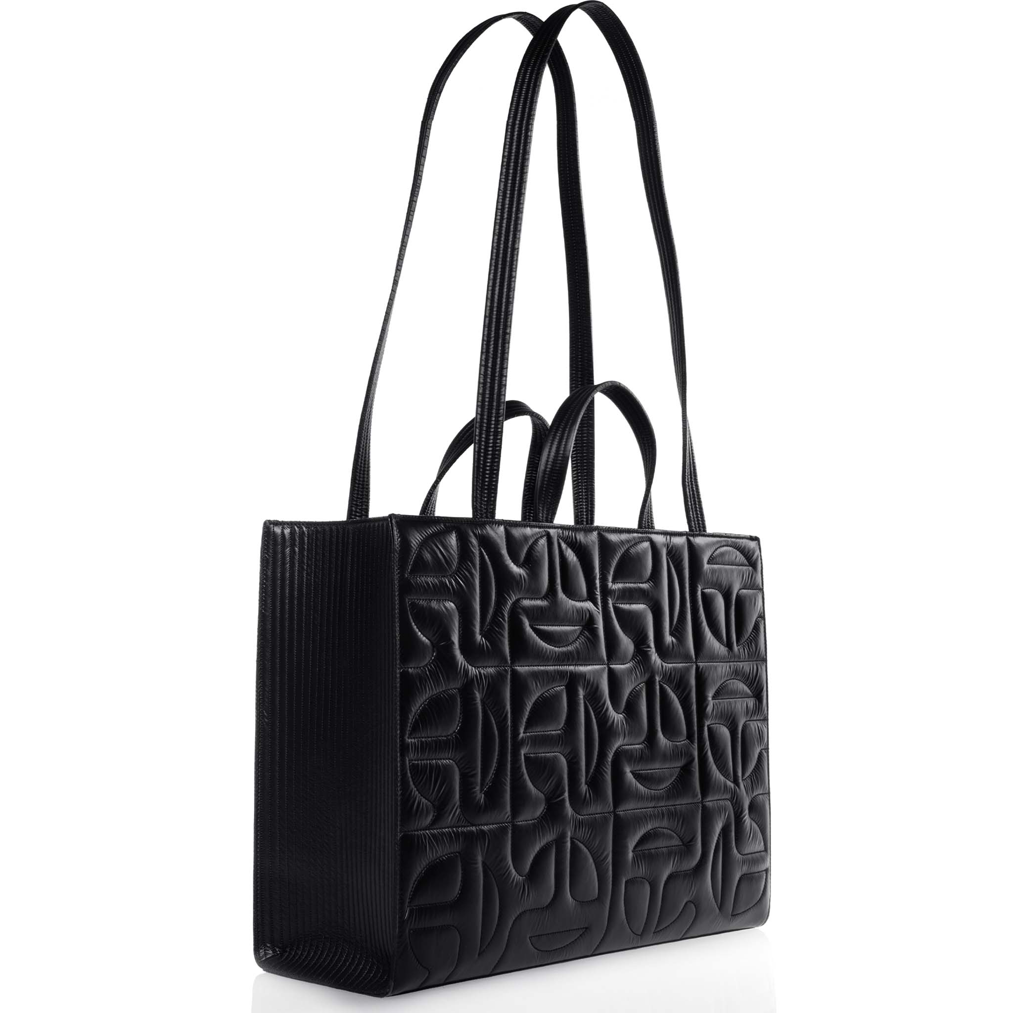 Moose Knuckles x Telfar Quilted Large Shopper - Black
