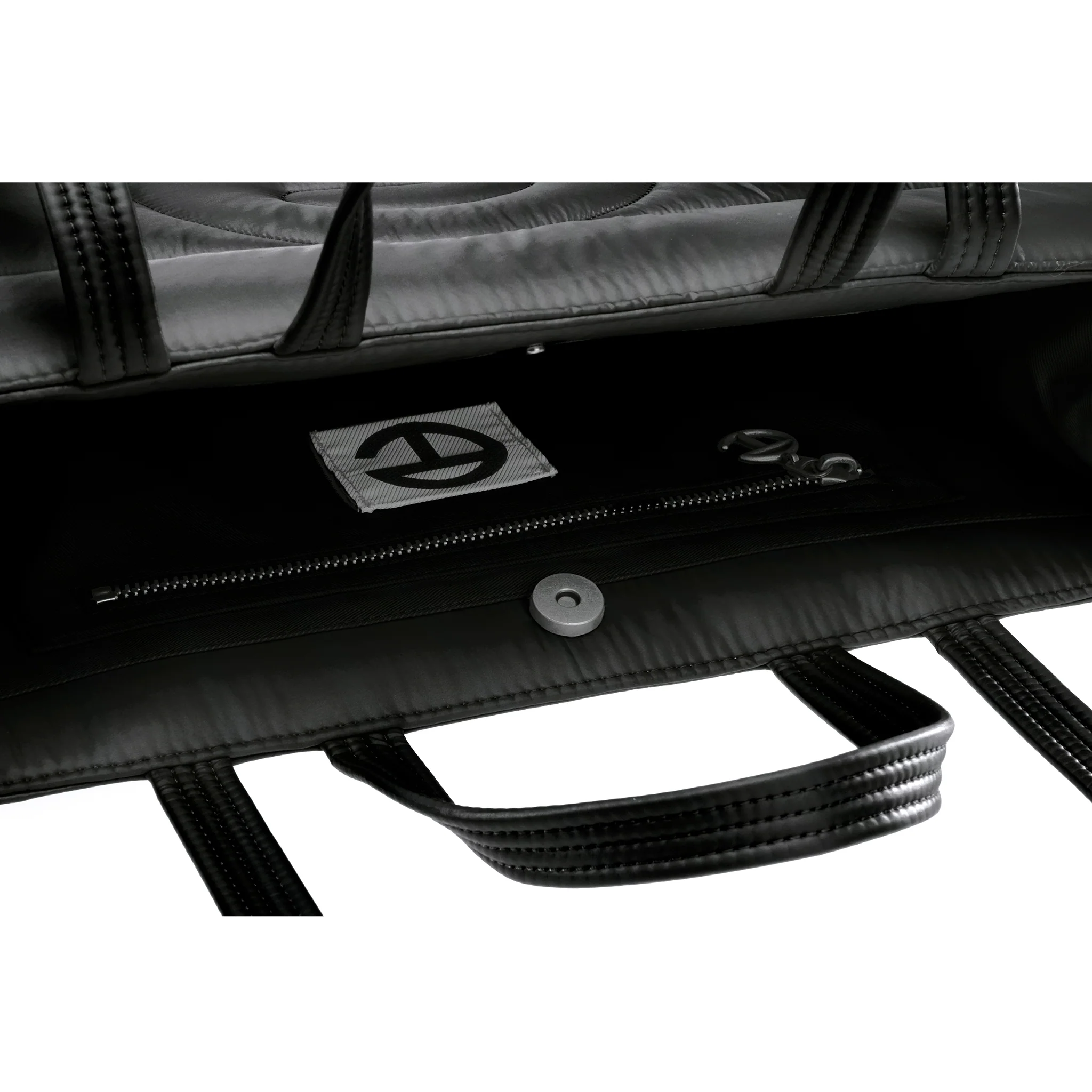 Medium Puff Shopper - Black