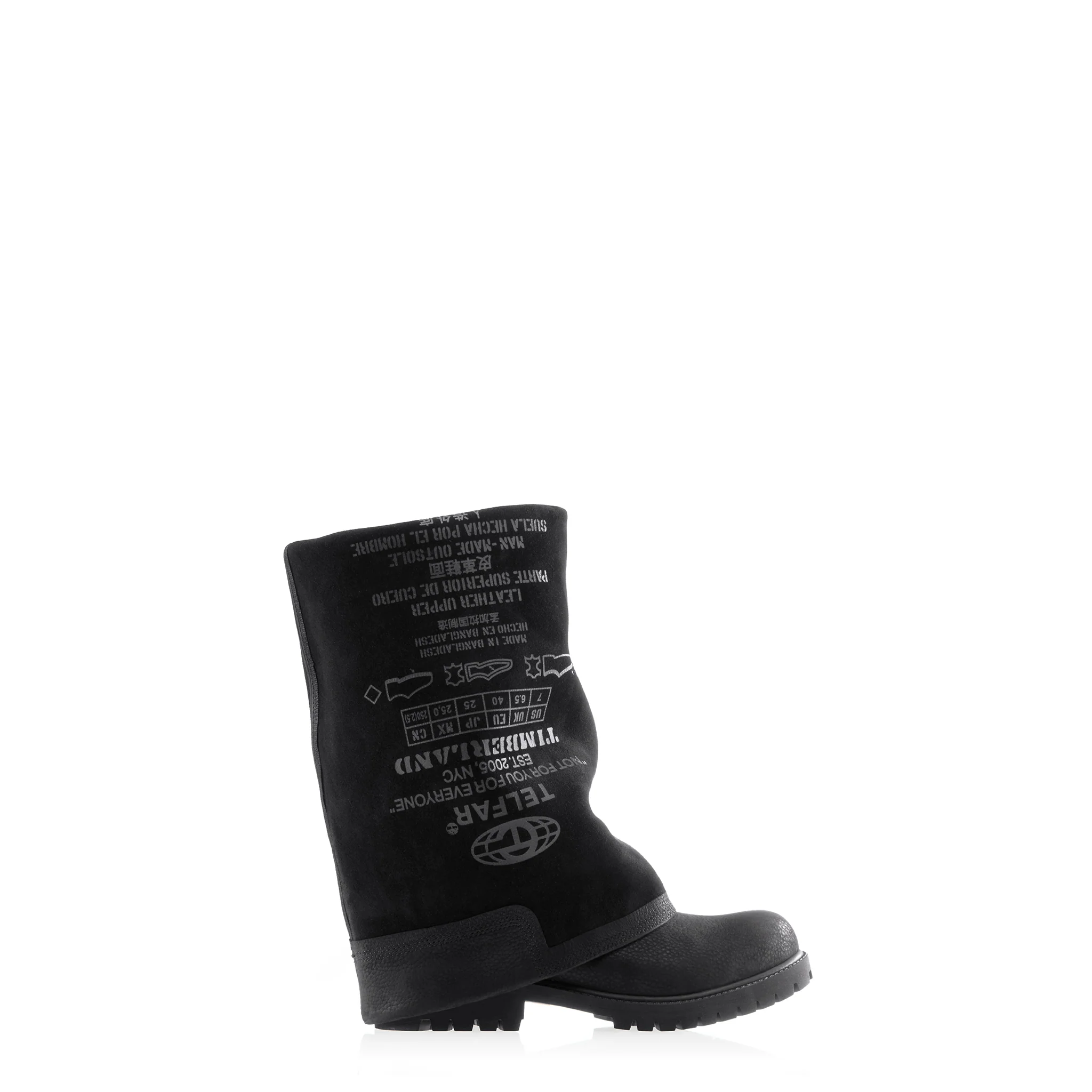 Timberland x Telfar Tall Pull On Boot - Black