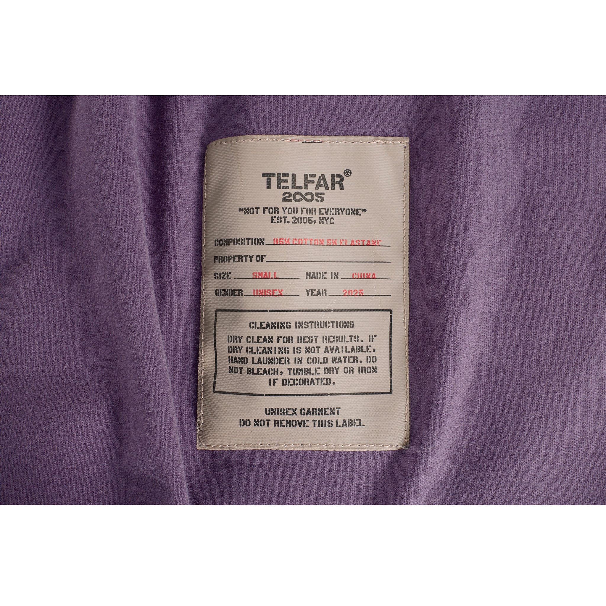 2005 Long Sleeve 3/4 Zip Mockneck - Navy/Purple